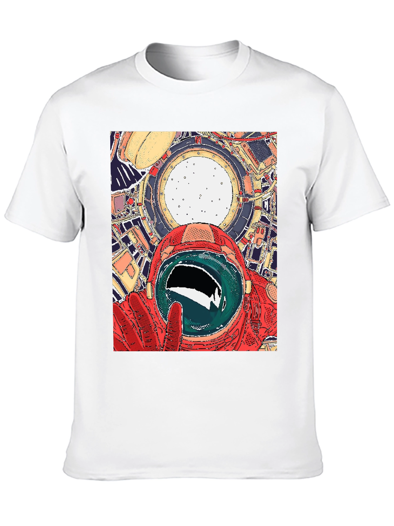 Astronaut Space Art Graphic T-Shirt