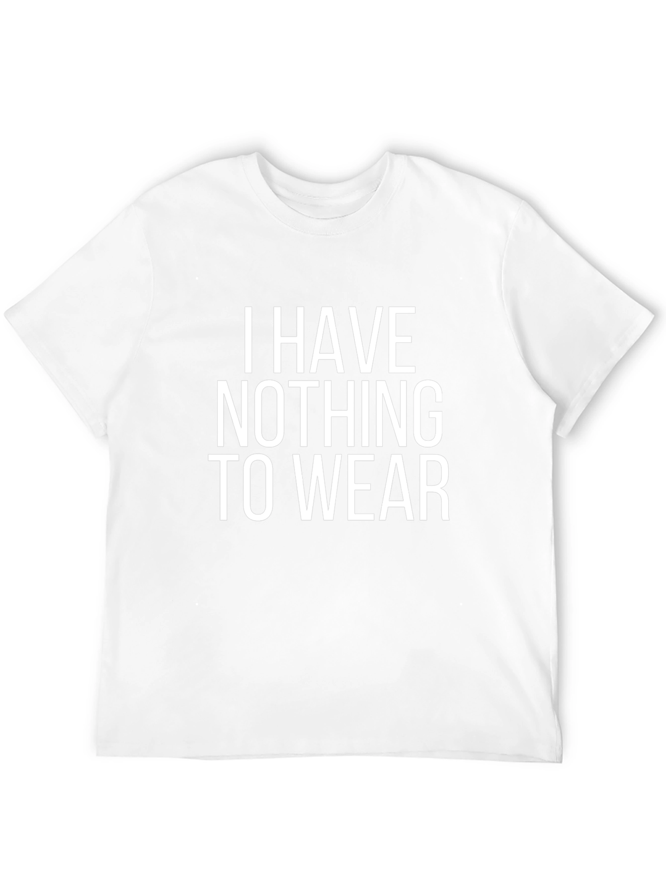 Funny I Have Nothing To Wear Black T-Shirt