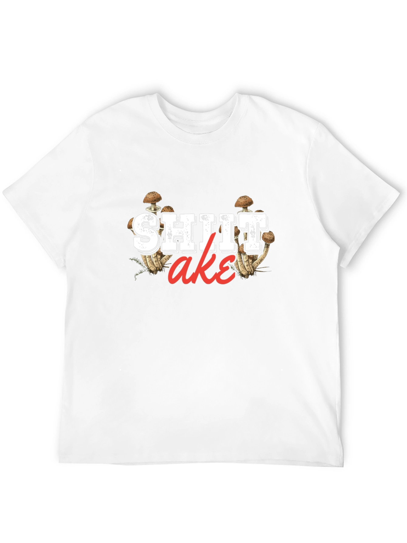 Shitake Mushroom Graphic Print Mens T-Shirt