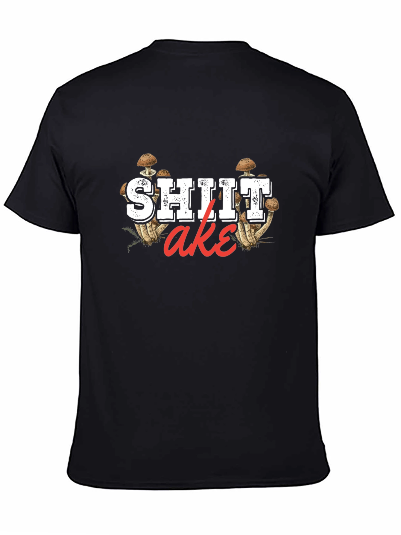Shitake Mushroom Graphic Print Mens T-Shirt