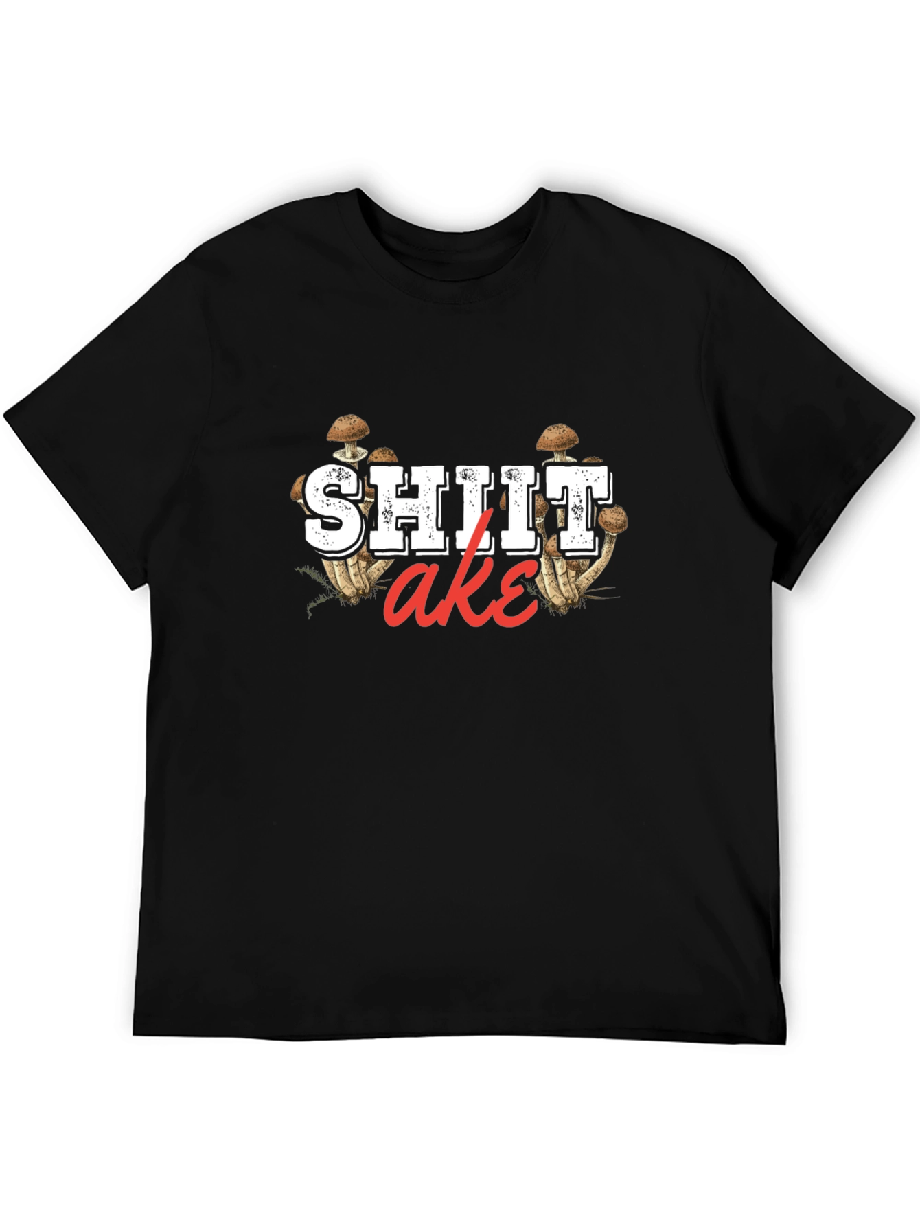 Shitake Mushroom Graphic Print Mens T-Shirt