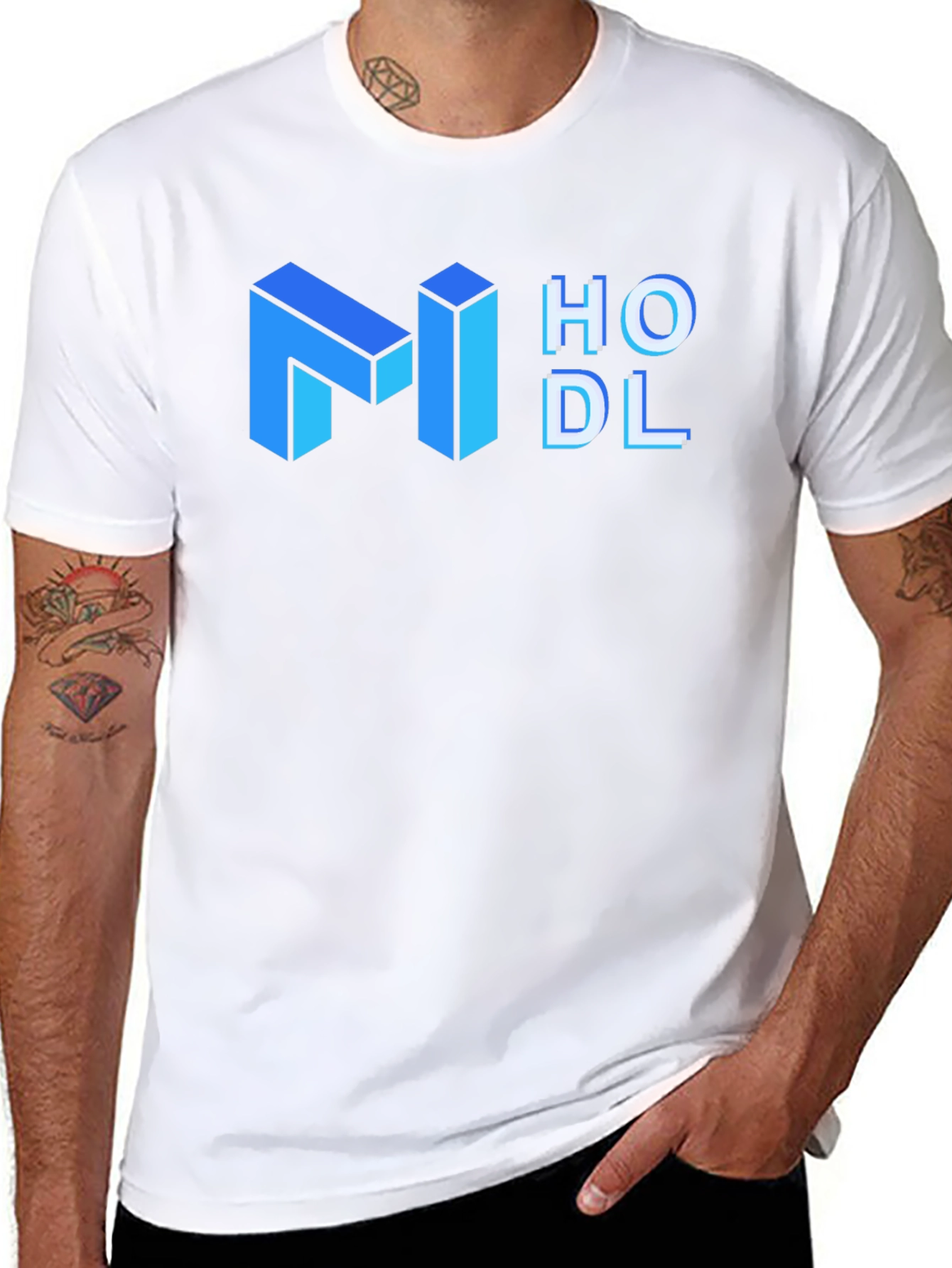 HODL Crypto T-Shirt - Bitcoin Blockchain Apparel
