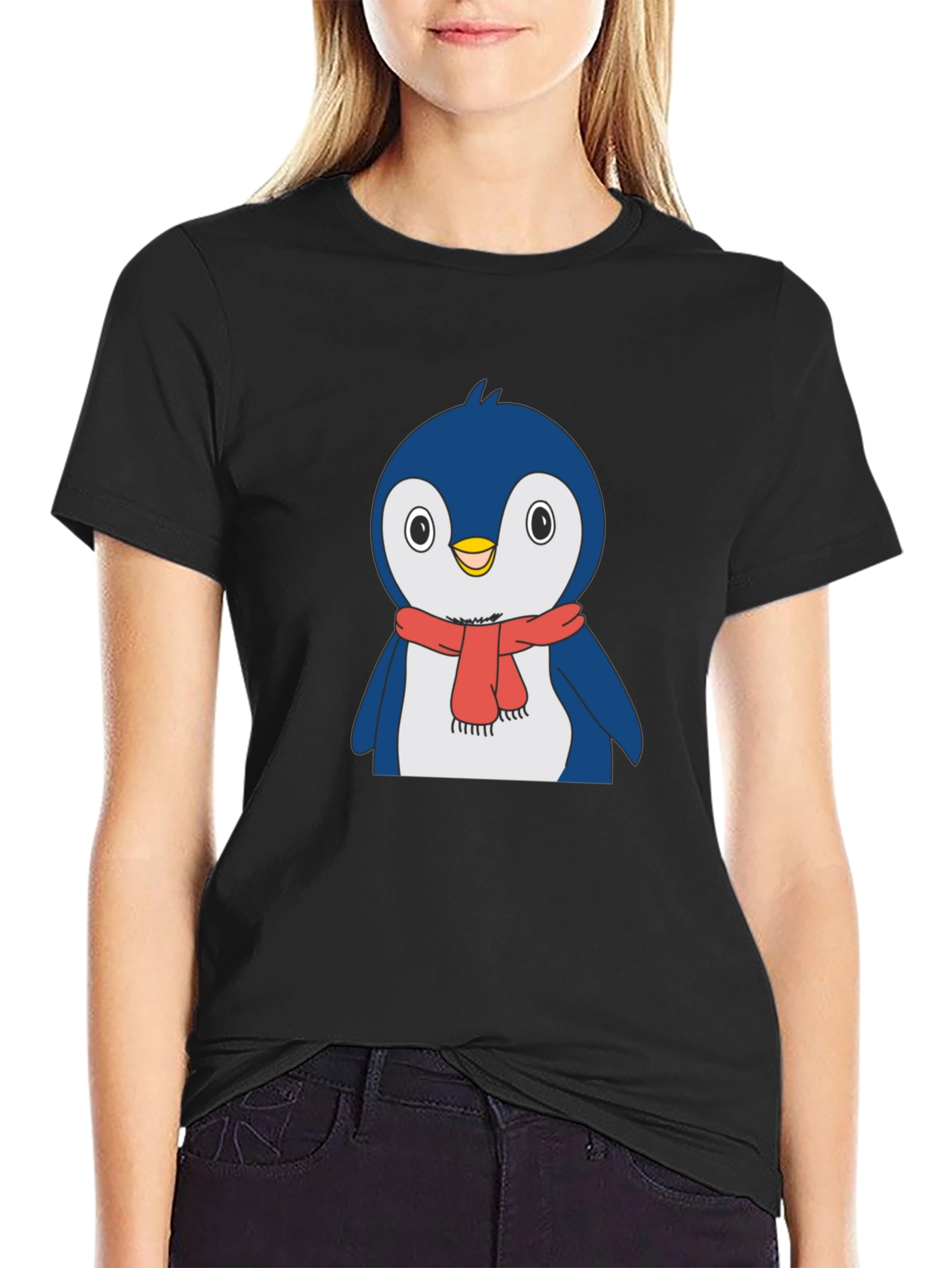 Penguin Graphic T-Shirt - Cute Cartoon Tee