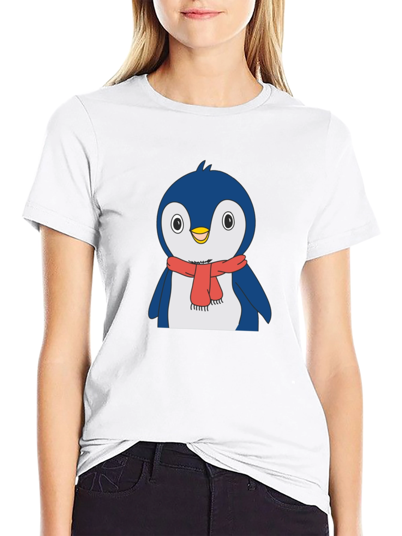 Penguin Graphic T-Shirt - Cute Cartoon Tee