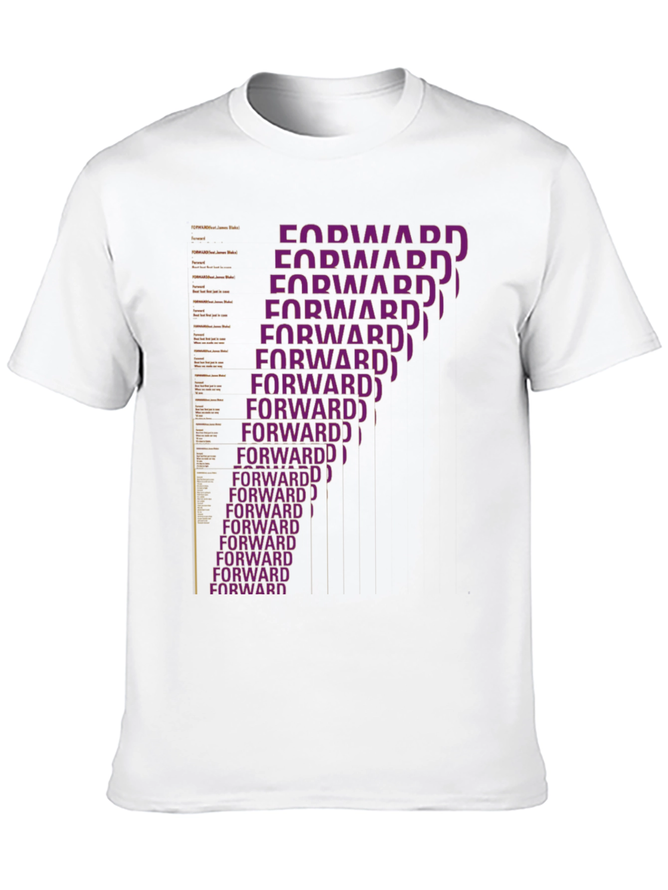 Forward Statement Graphic Tee - Stylish Black T-Shirt