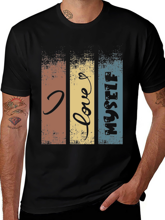 I Love Myself Graphic Tee - Retro Design