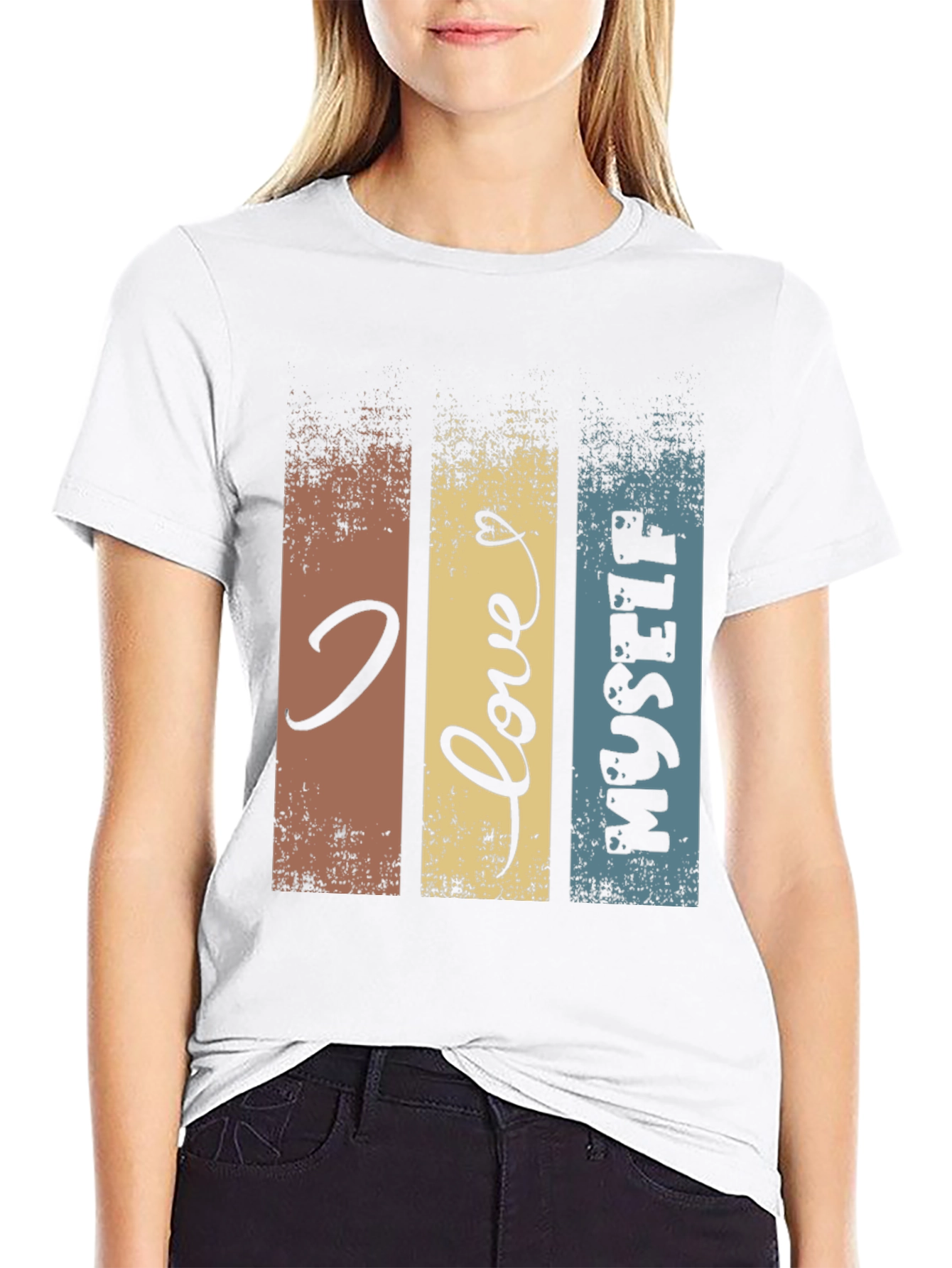 I Love Myself Graphic Tee - Retro Design