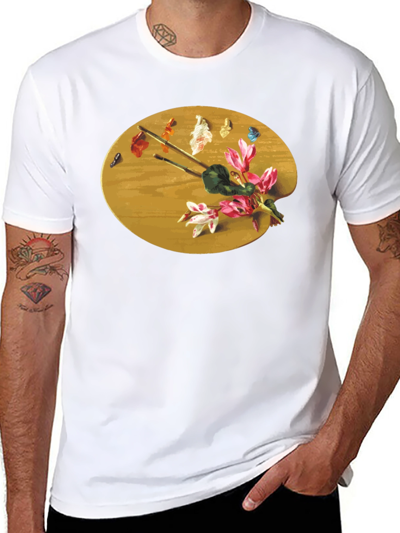 Artist Palette Graphic Tee - Painters T-Shirt