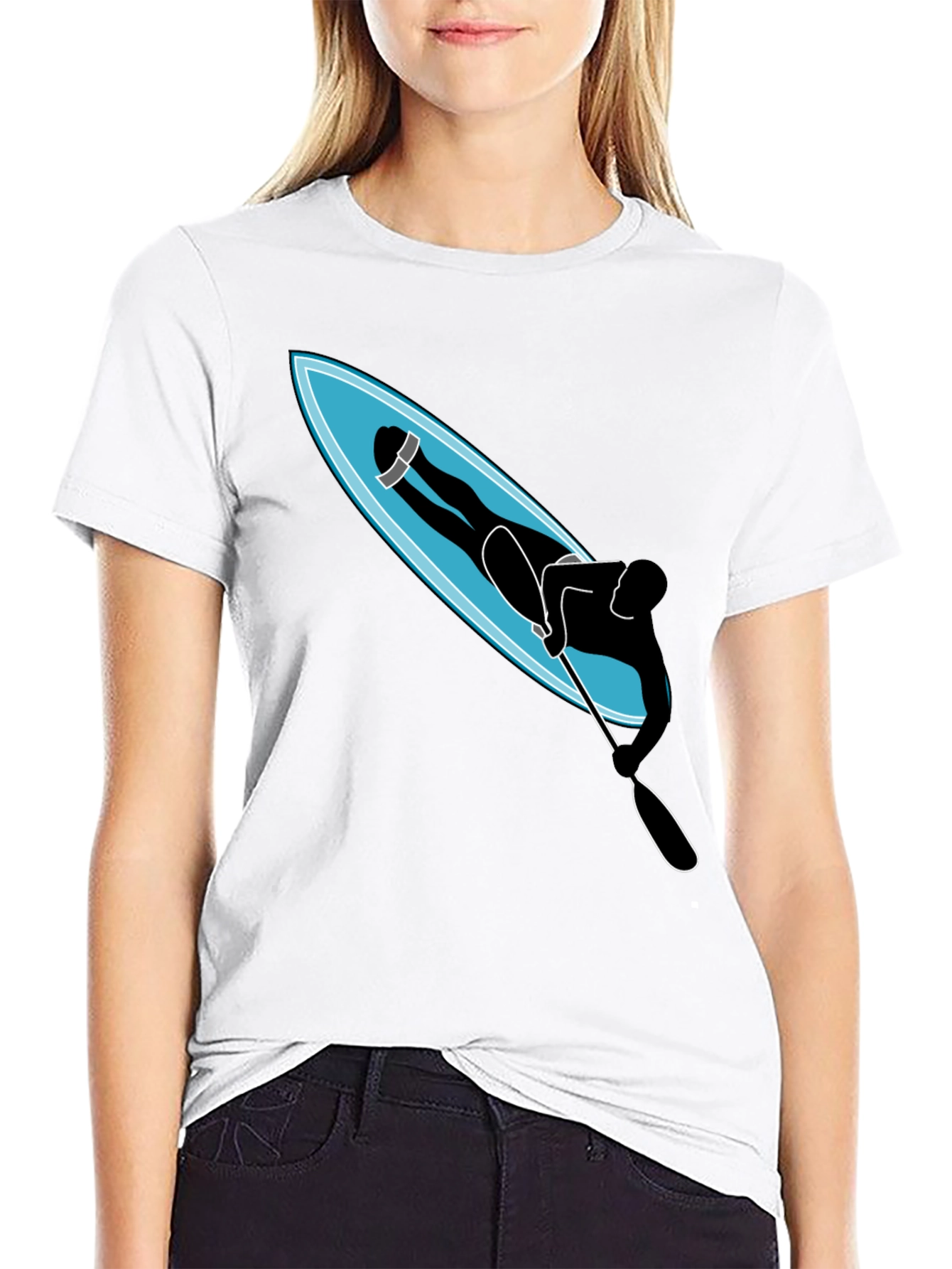 Stand Up Paddle Board T-Shirt - Unique Graphic Tee