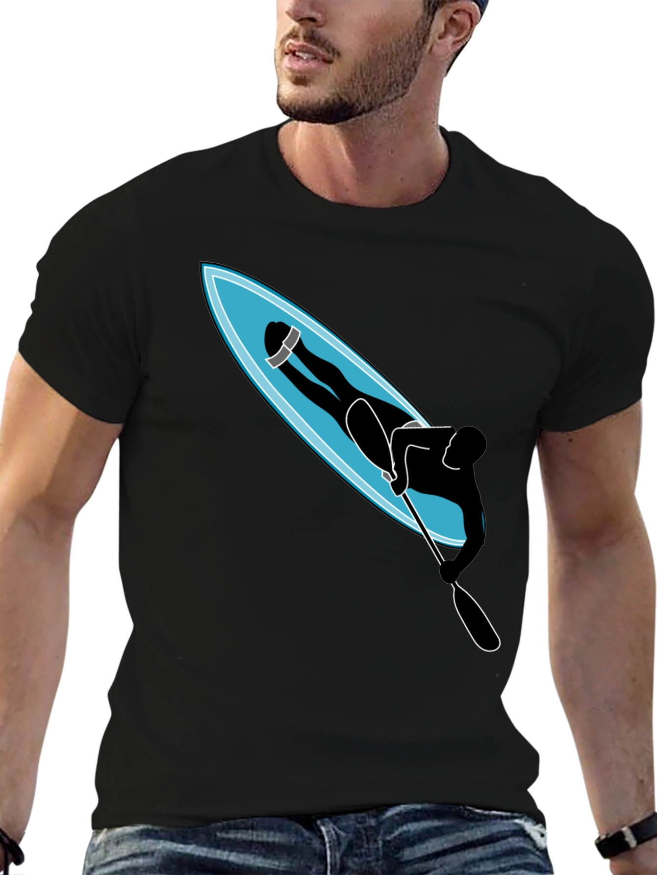 Stand Up Paddle Board T-Shirt - Unique Graphic Tee