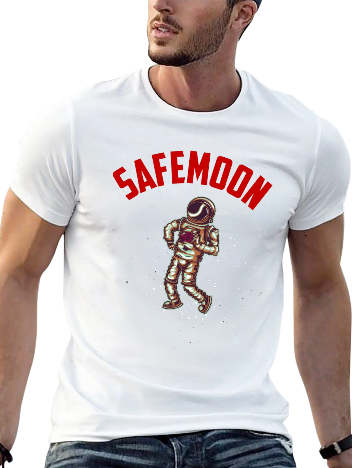 SafeMoon Astronaut Black T-Shirt