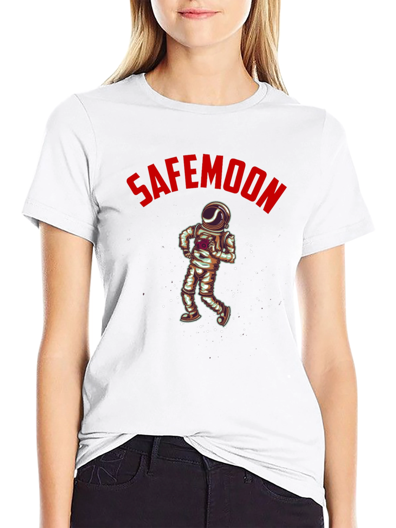 SafeMoon Astronaut Black T-Shirt