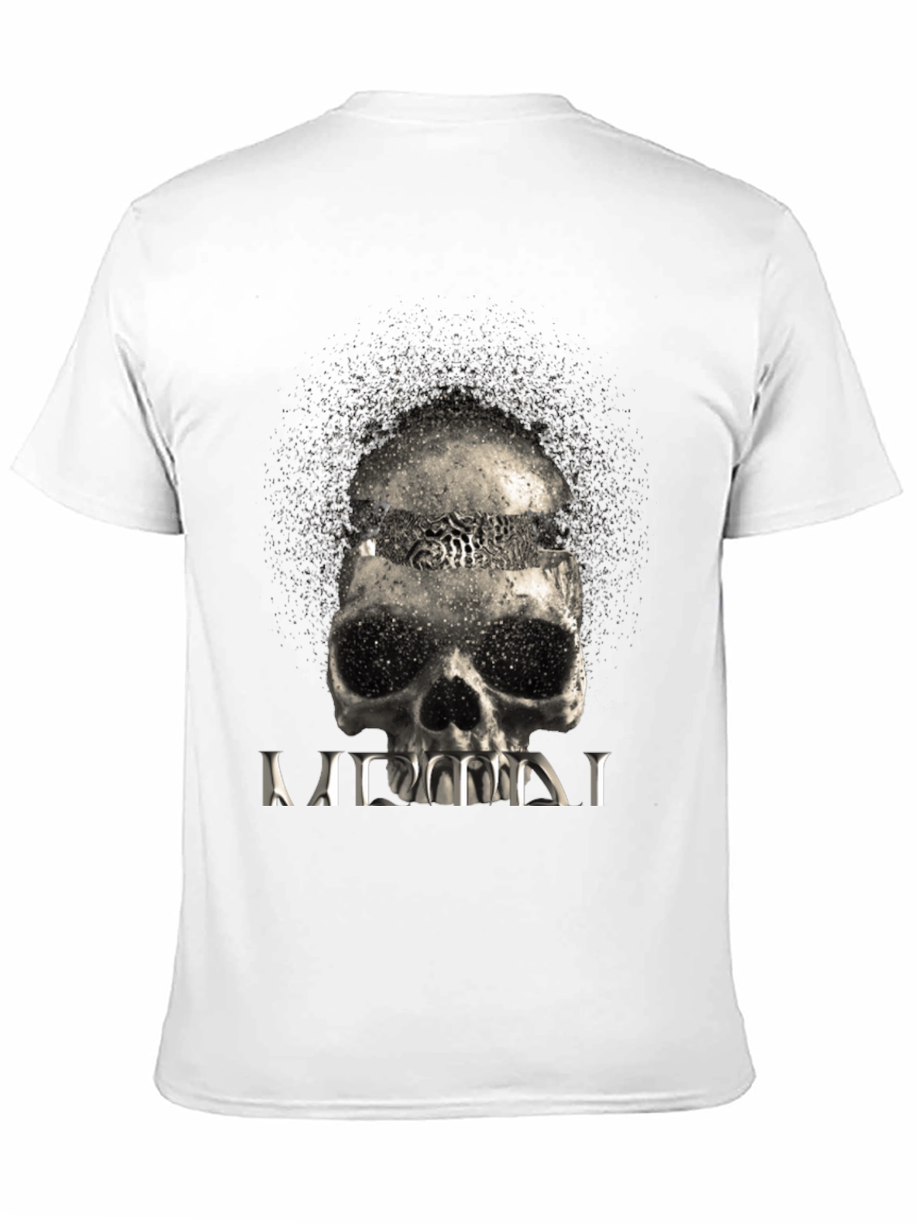 Exploding Skull Graphic T-Shirt