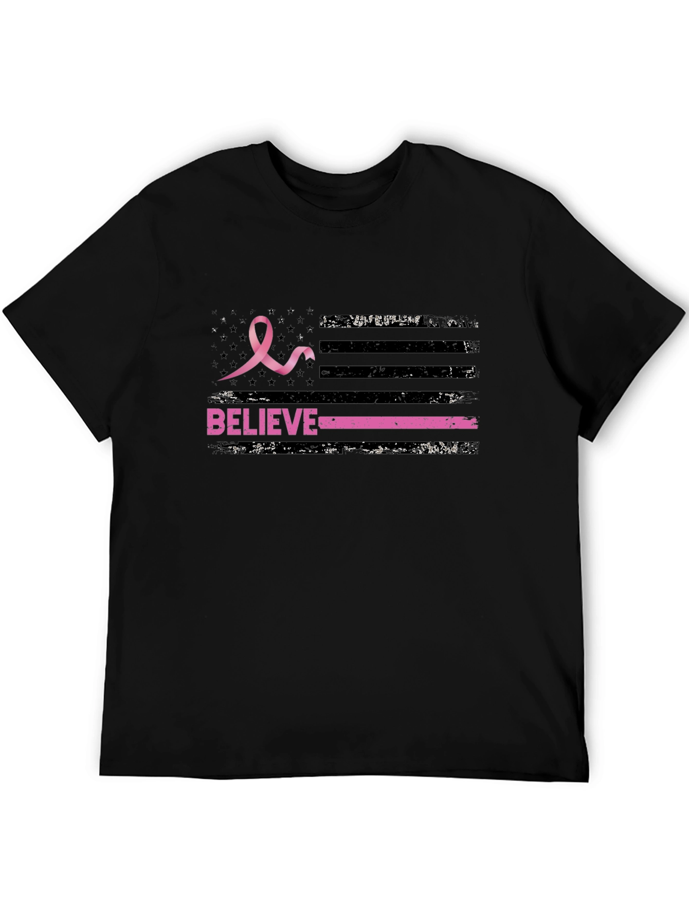 Believe Breast Cancer Awareness T-Shirt
