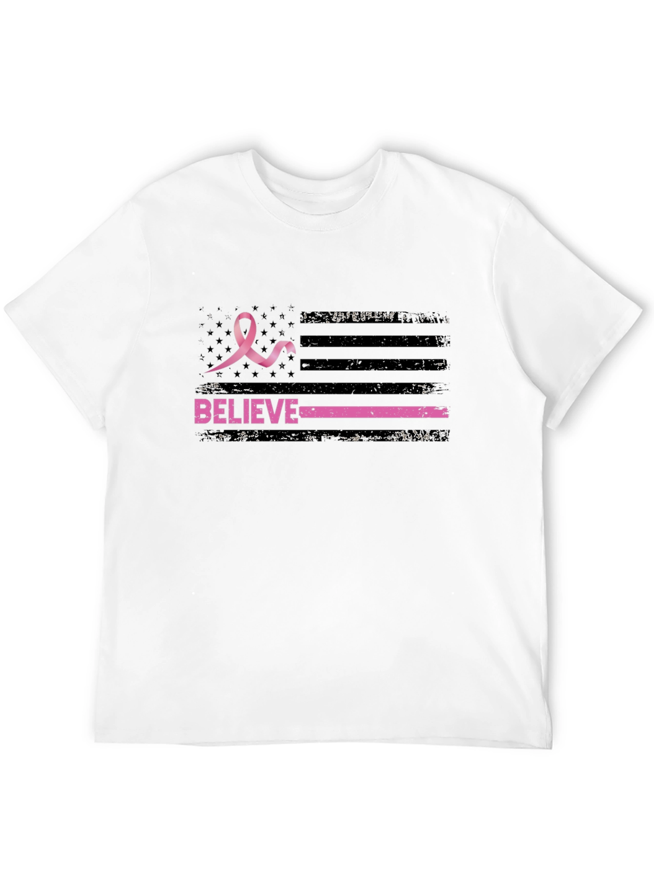 Believe Breast Cancer Awareness T-Shirt