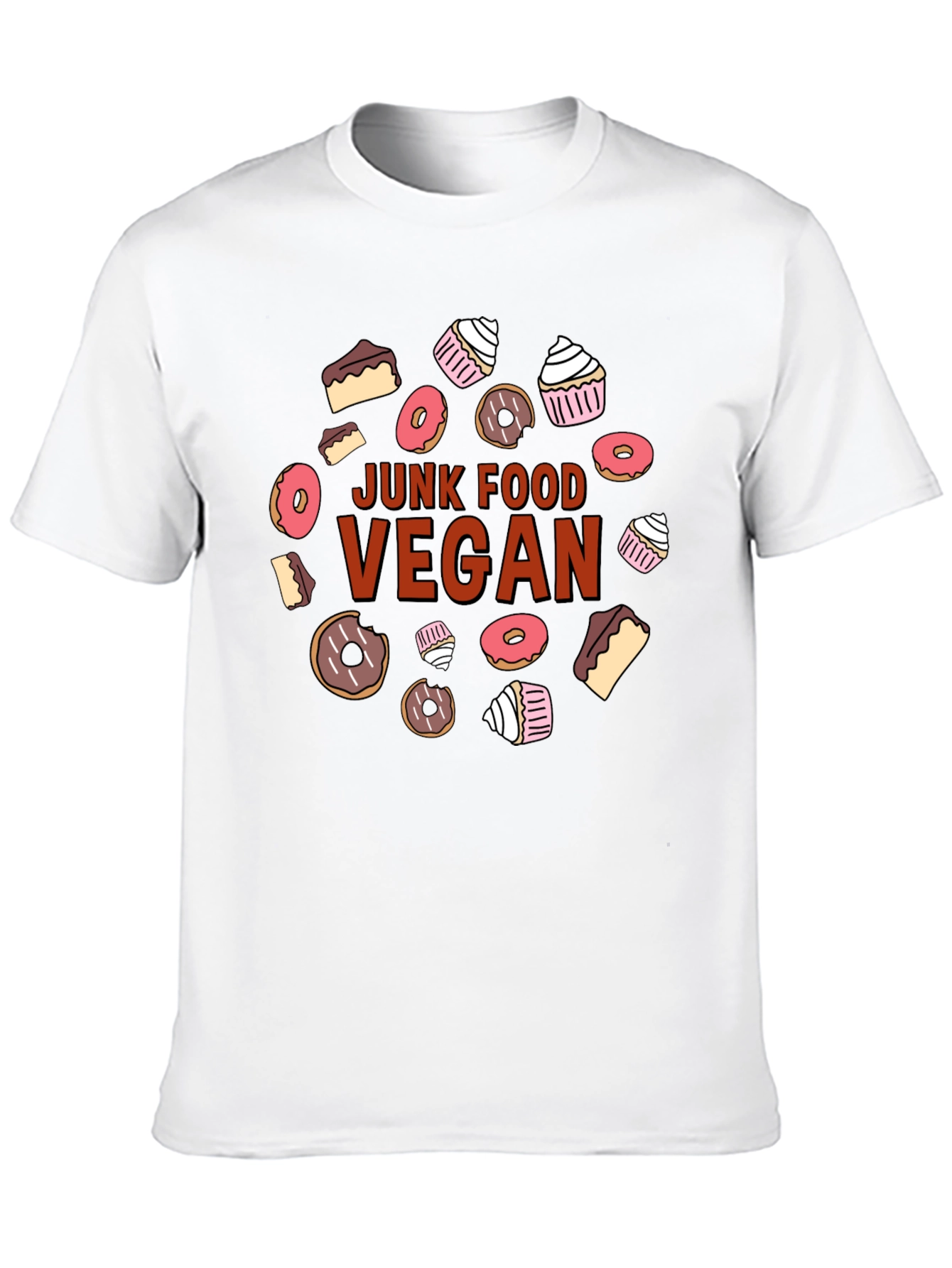 Junk Food Vegan T-Shirt - Funny Vegan Tee