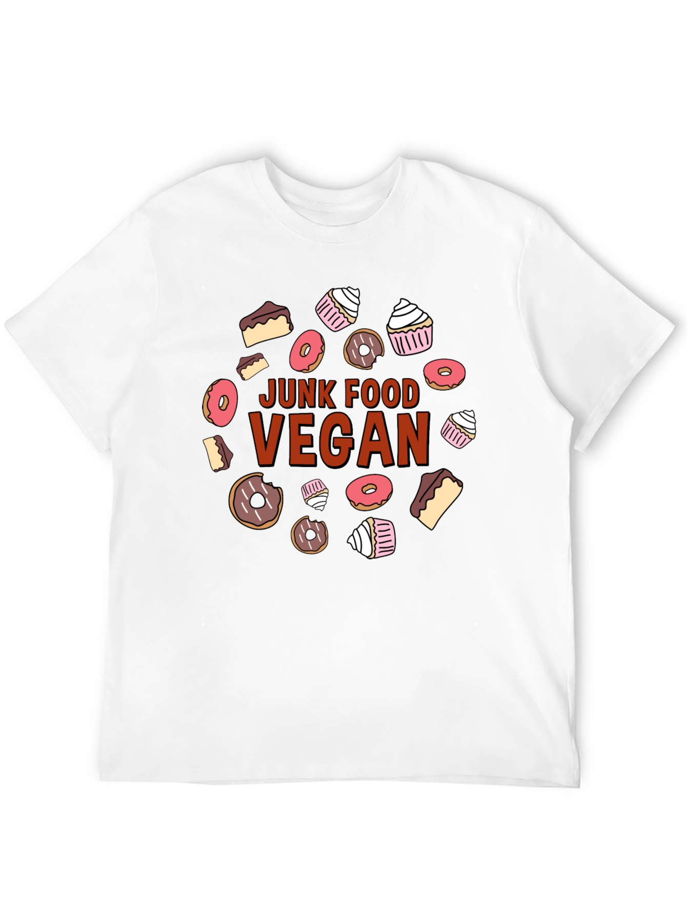 Junk Food Vegan T-Shirt - Funny Vegan Tee