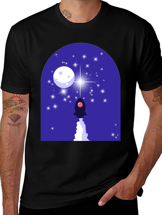 Rocket Launch Graphic T-Shirt