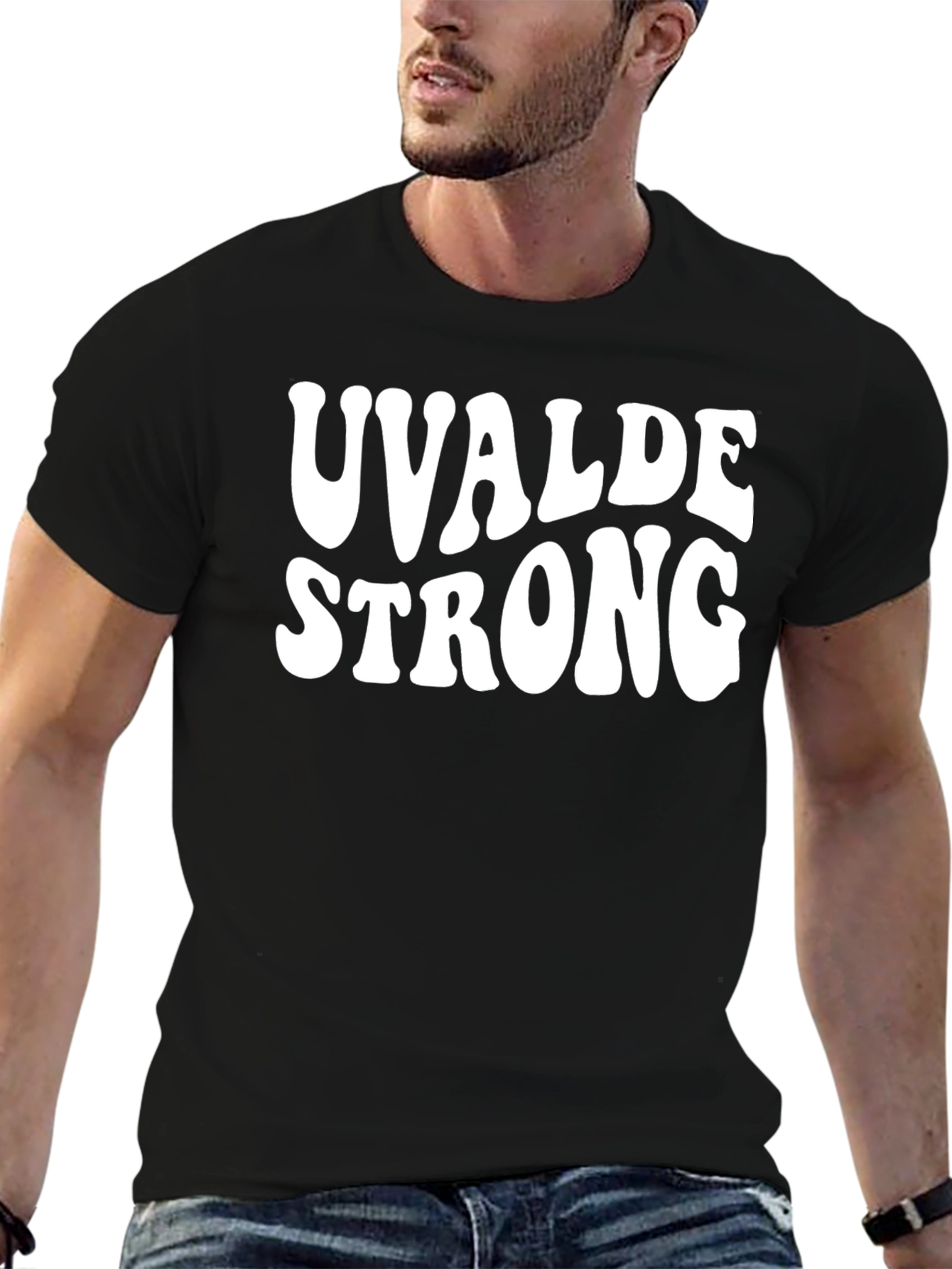 Uvalde Strong Black T-Shirt