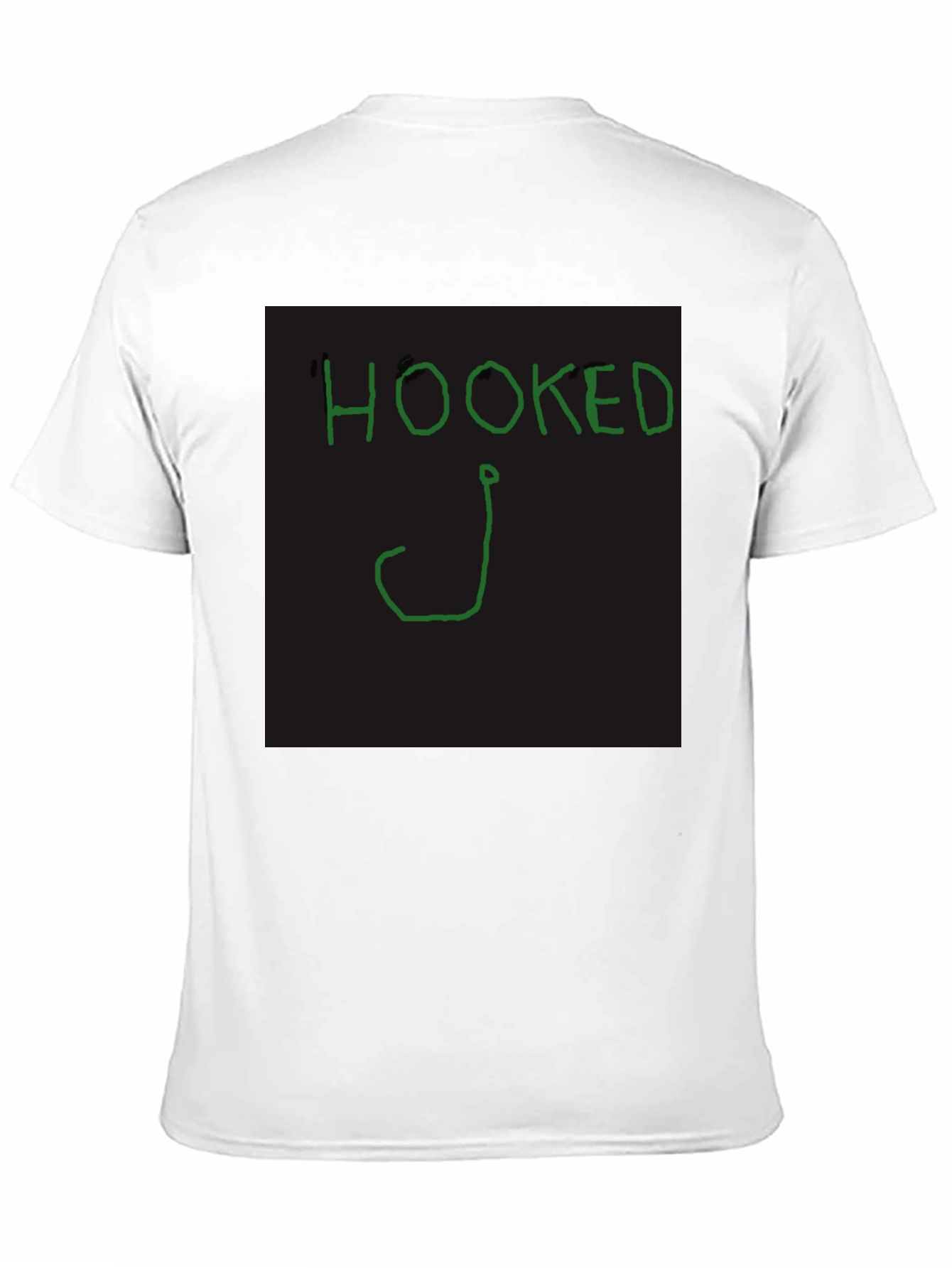 Hooked Fishing T-Shirt - Classic Black
