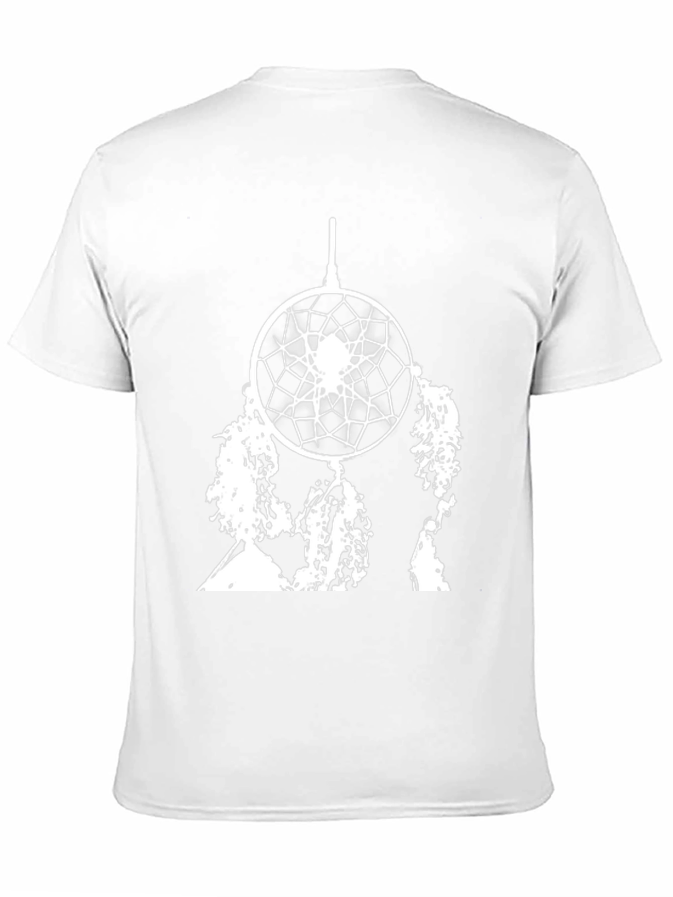 Dreamcatcher Graphic Tee - Black Cotton Casual
