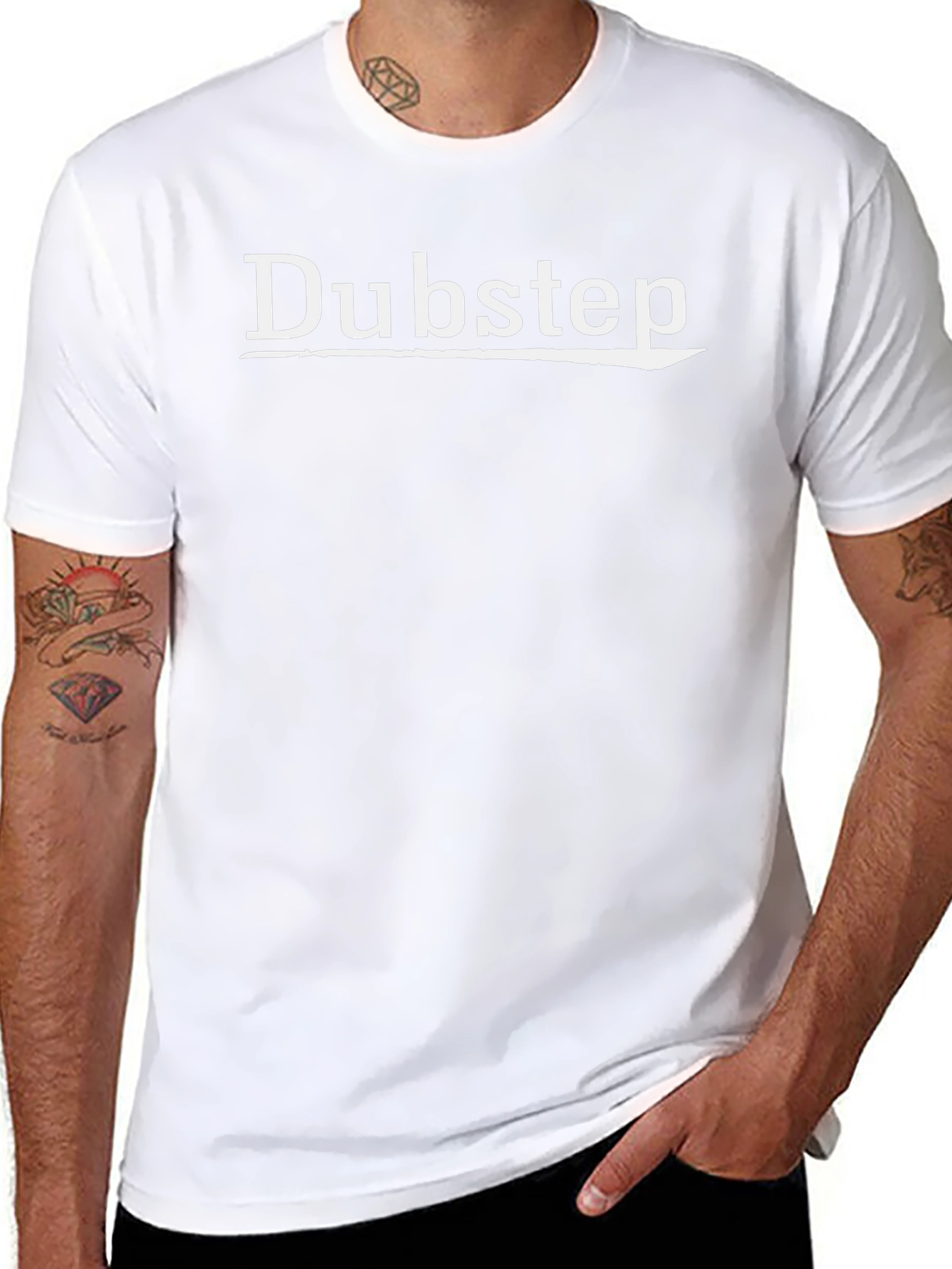 Dubstep T-Shirt - Black Cotton Blend - Music Inspired