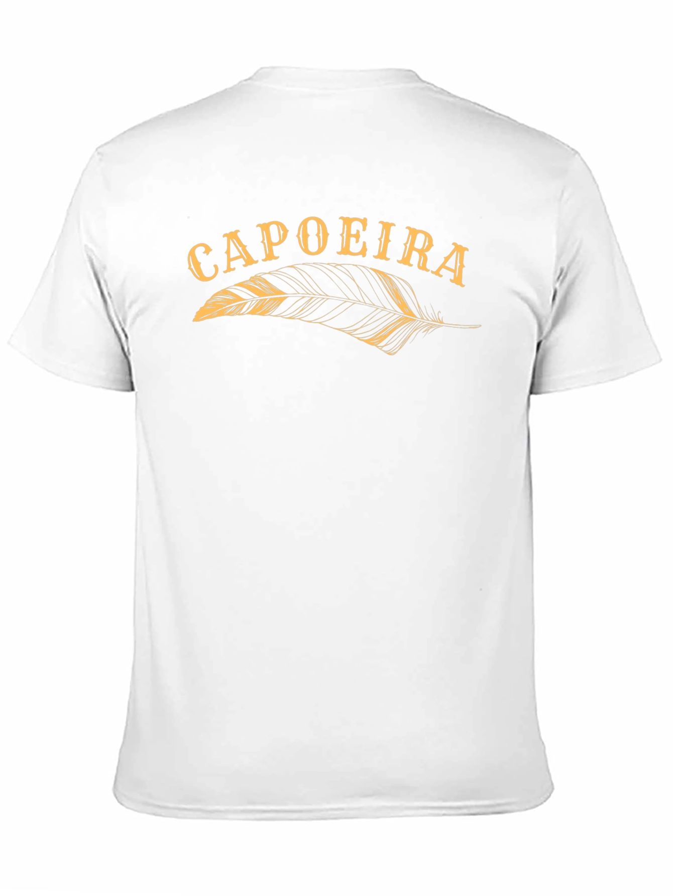 Capoeira Feather Graphic Black T-Shirt