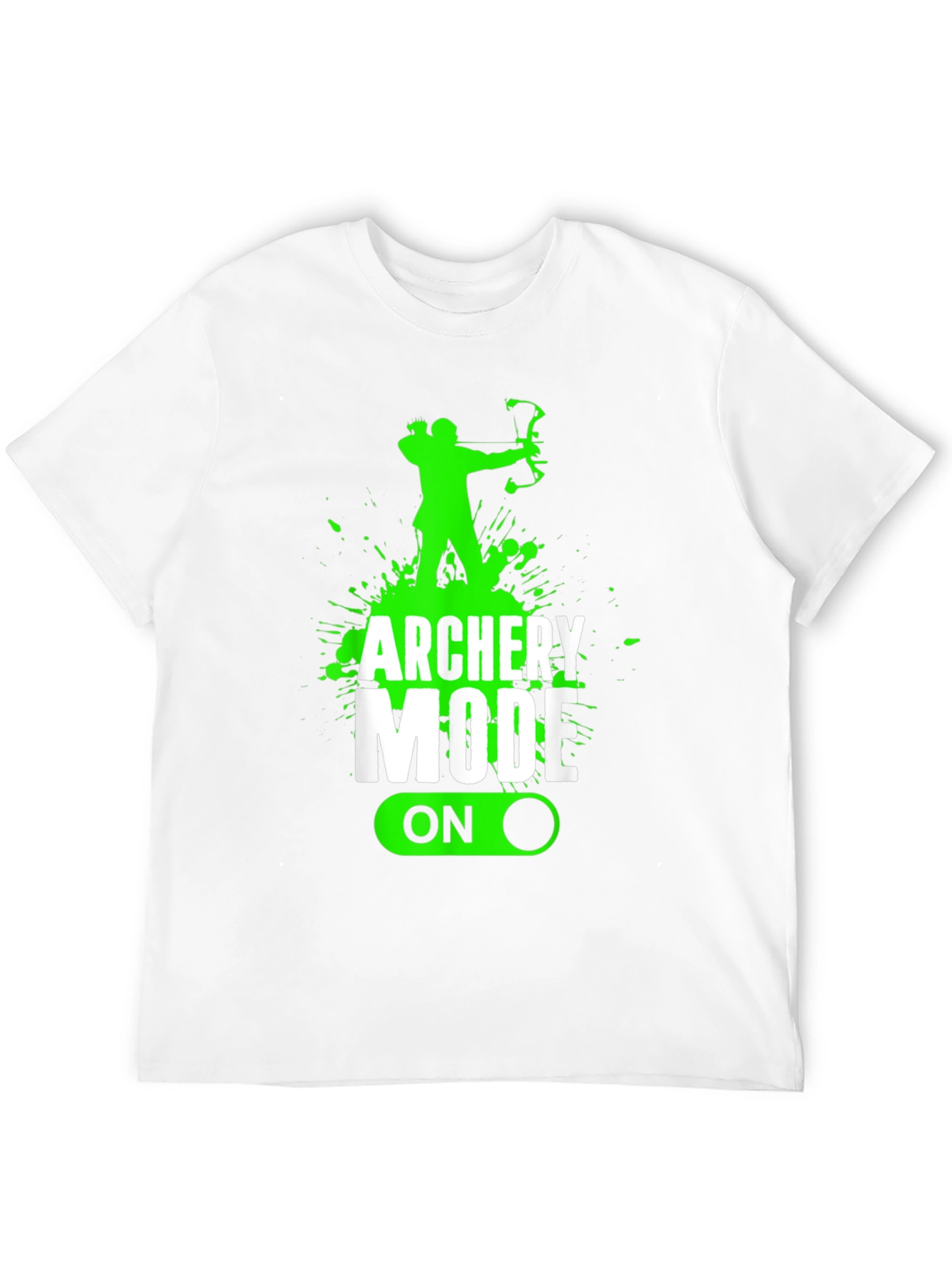 Archery Mode On Black Graphic Tee