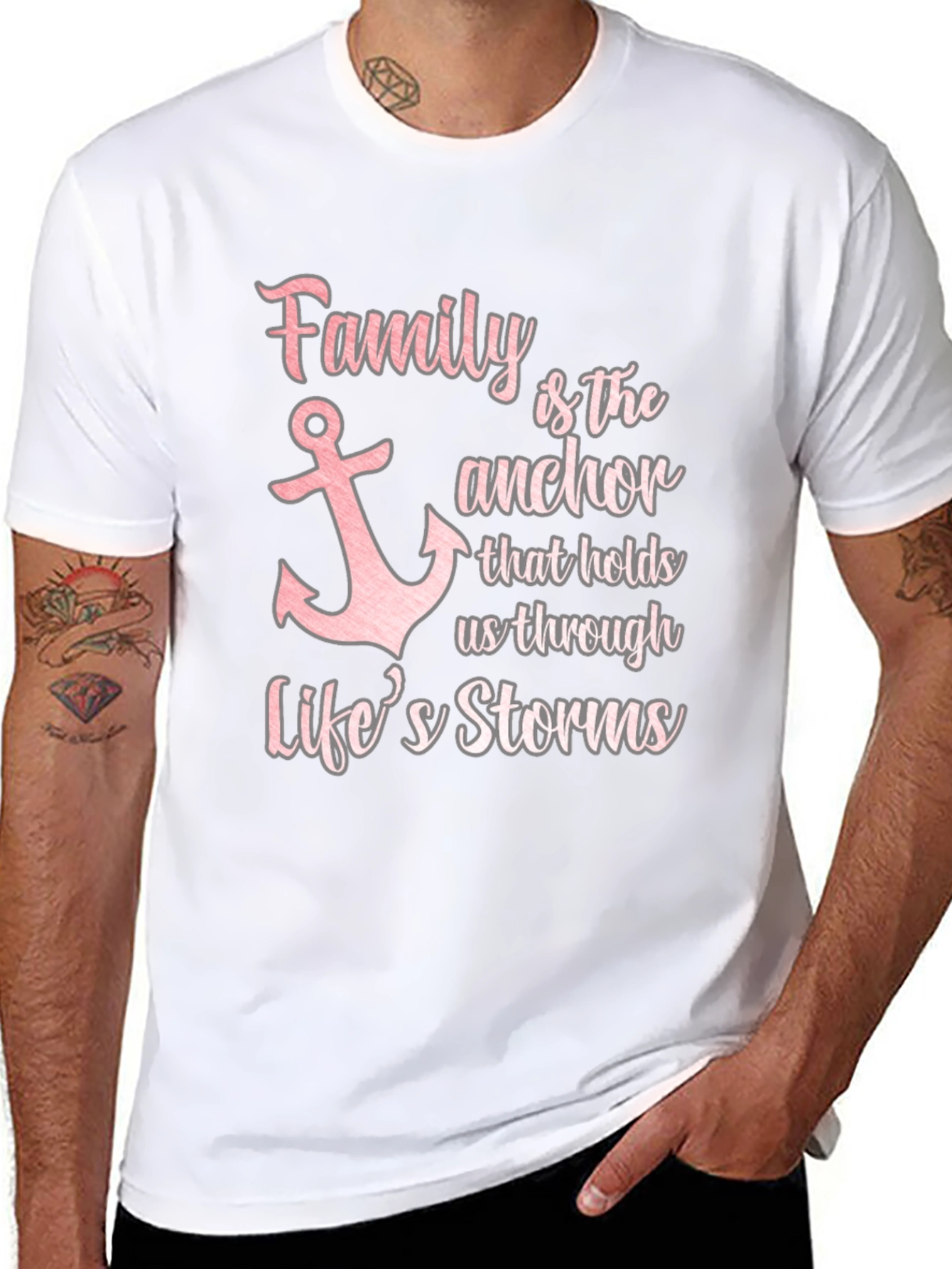Family Anchor T-Shirt - Comfort & Style