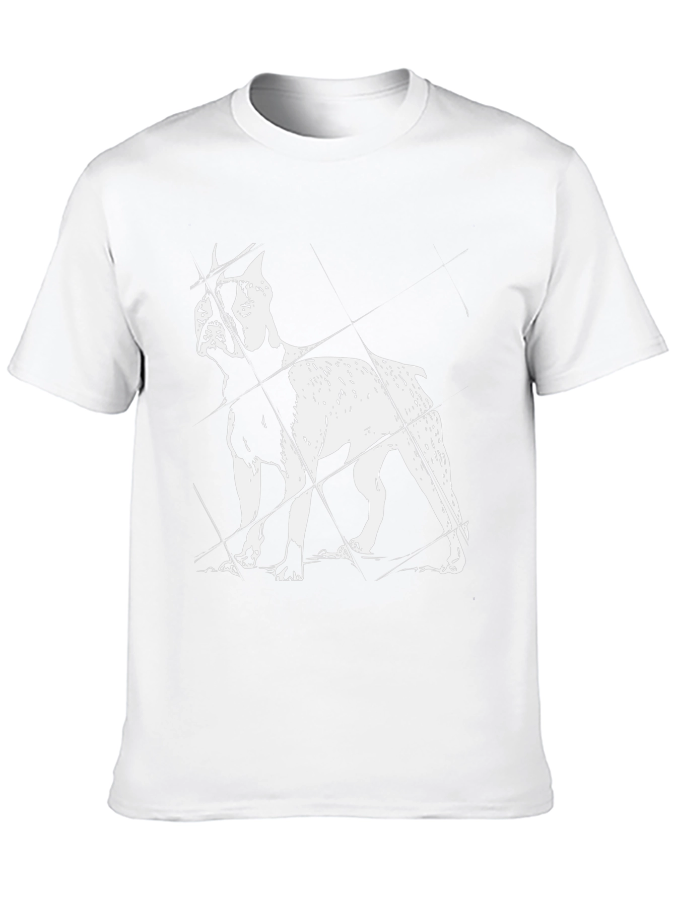 Dog Breed Graphic Print T-Shirt