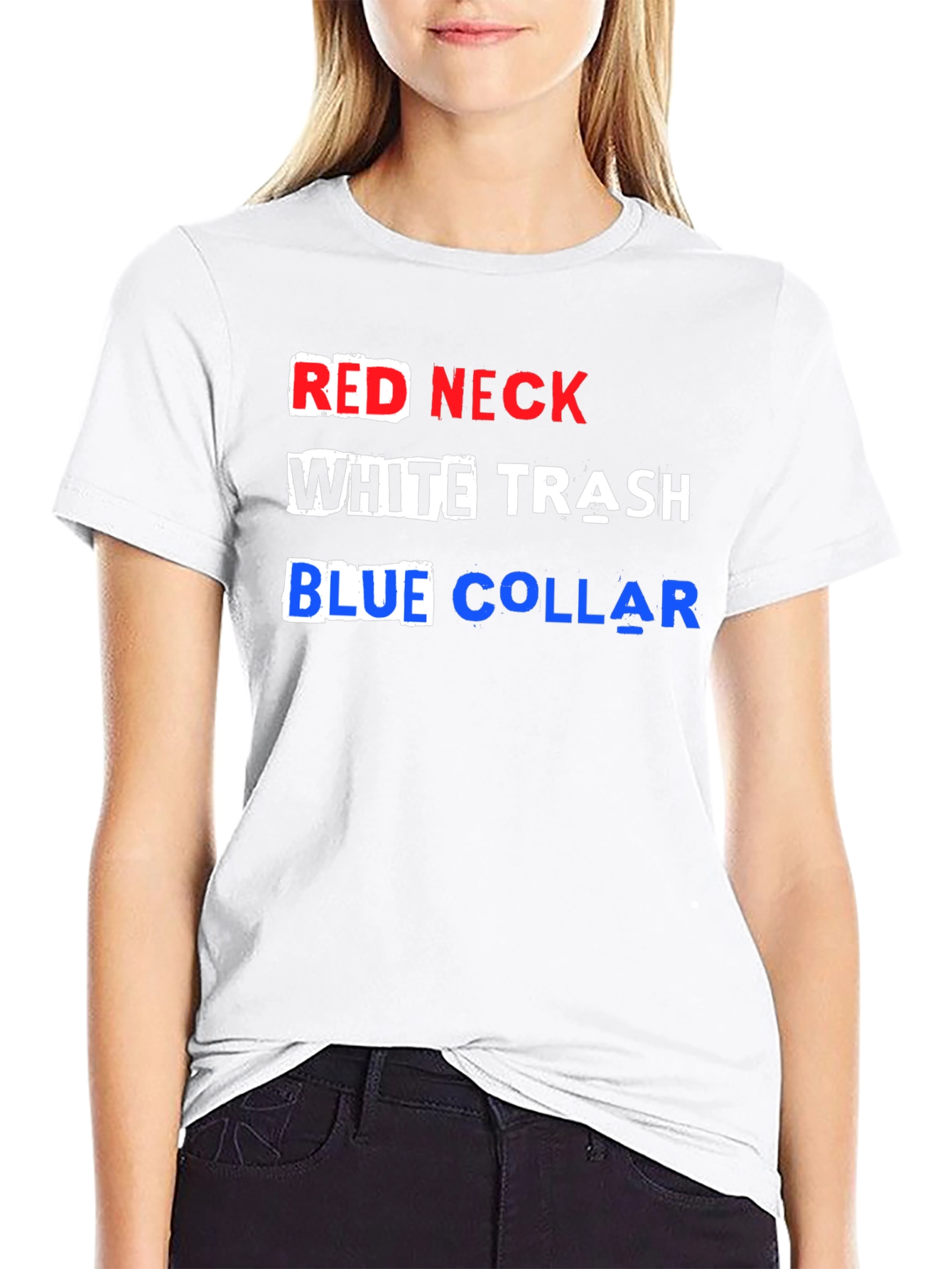 Redneck White Trash Blue Collar T-Shirt