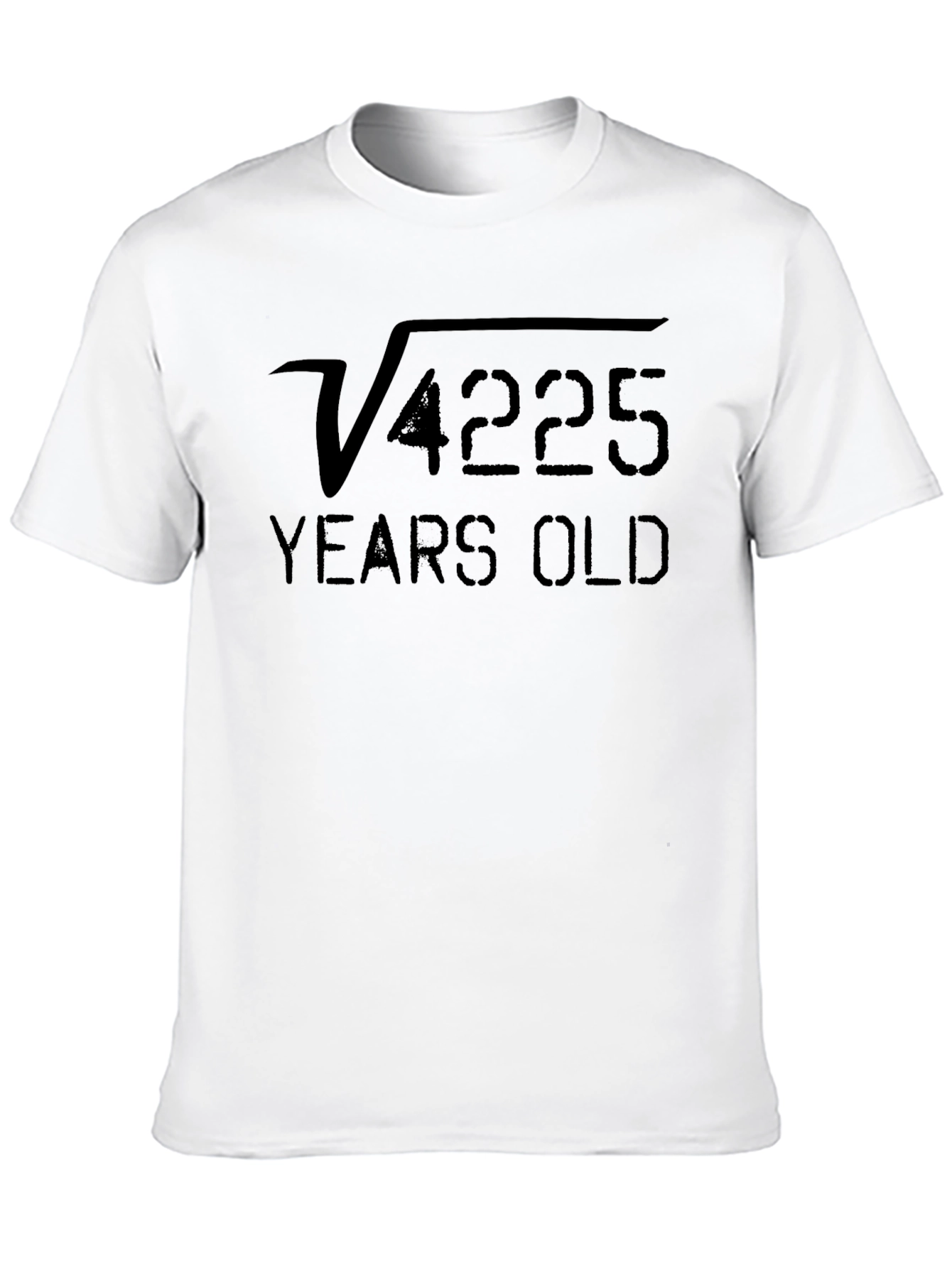 Funny 65th Birthday Math Root T-Shirt