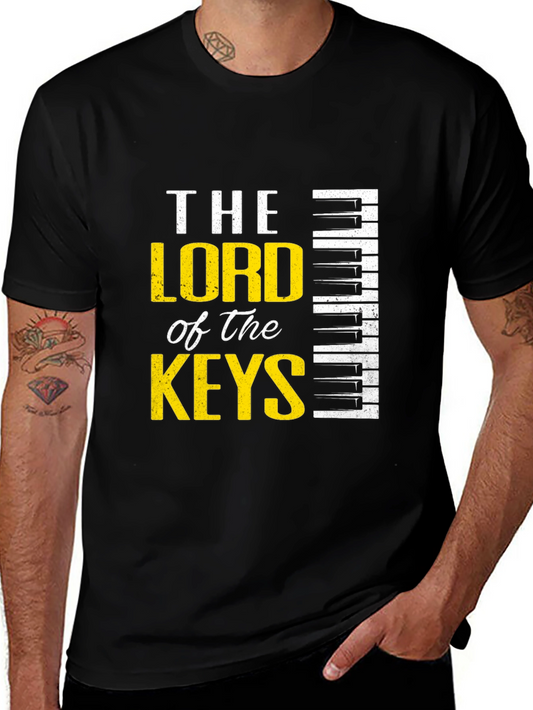 The Lord of the Keys Black Graphic Tee