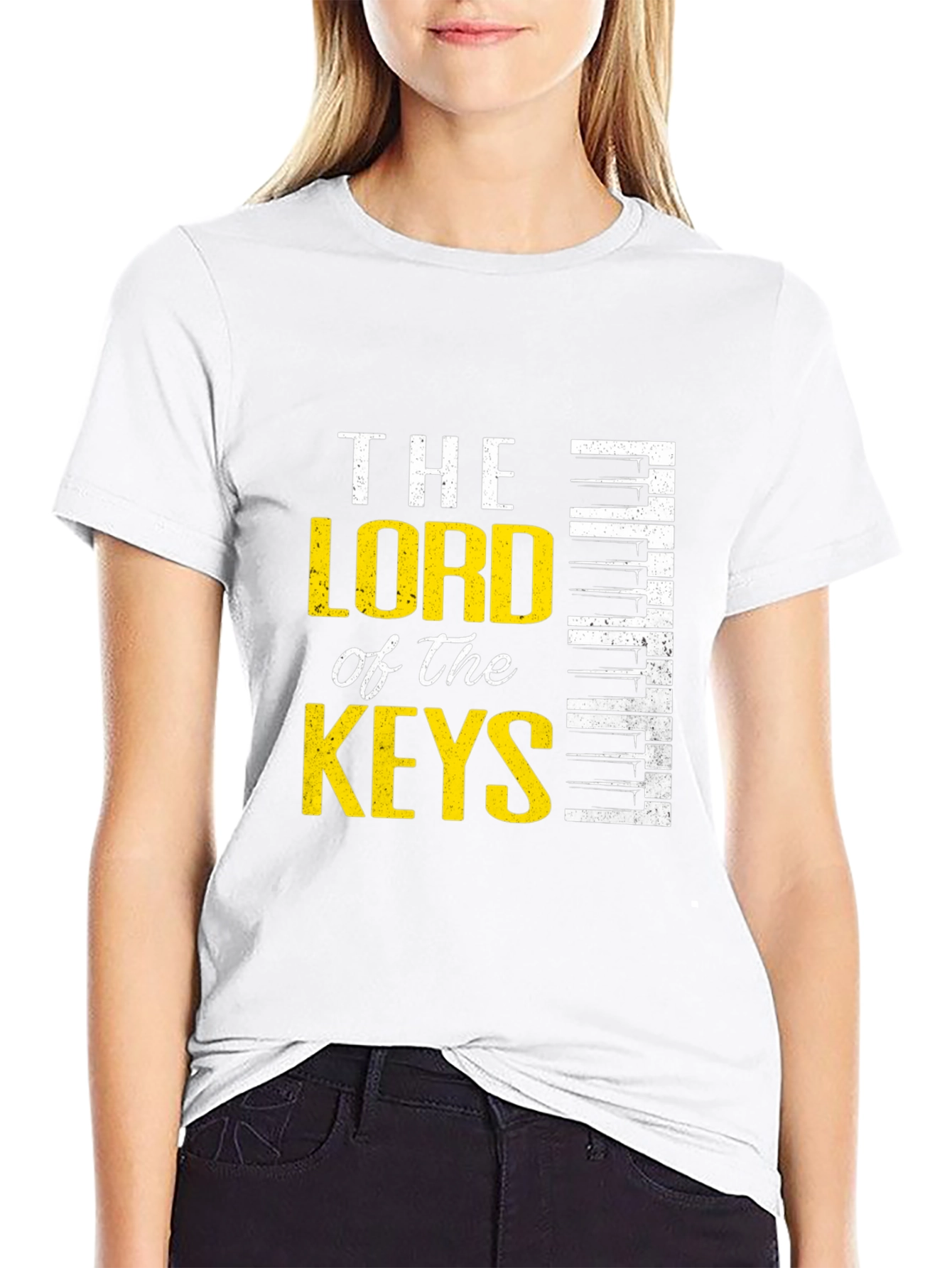 The Lord of the Keys Black Graphic Tee