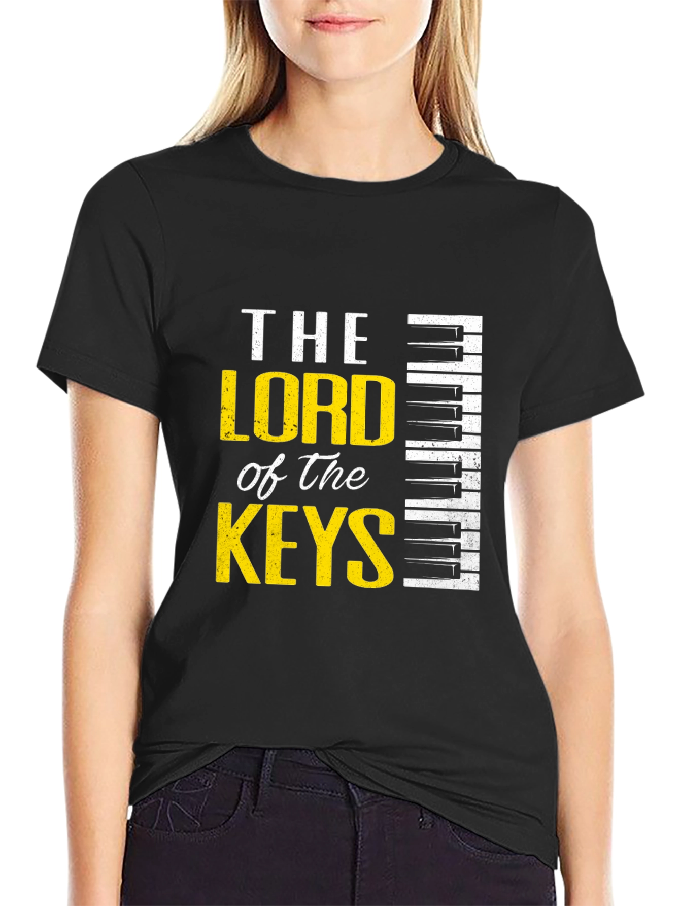 The Lord of the Keys Black Graphic Tee