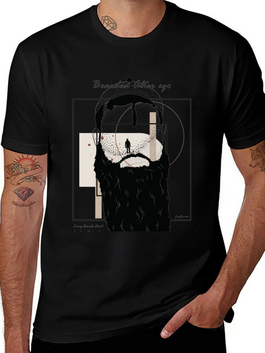 Bearded After Age Graphic T-Shirt