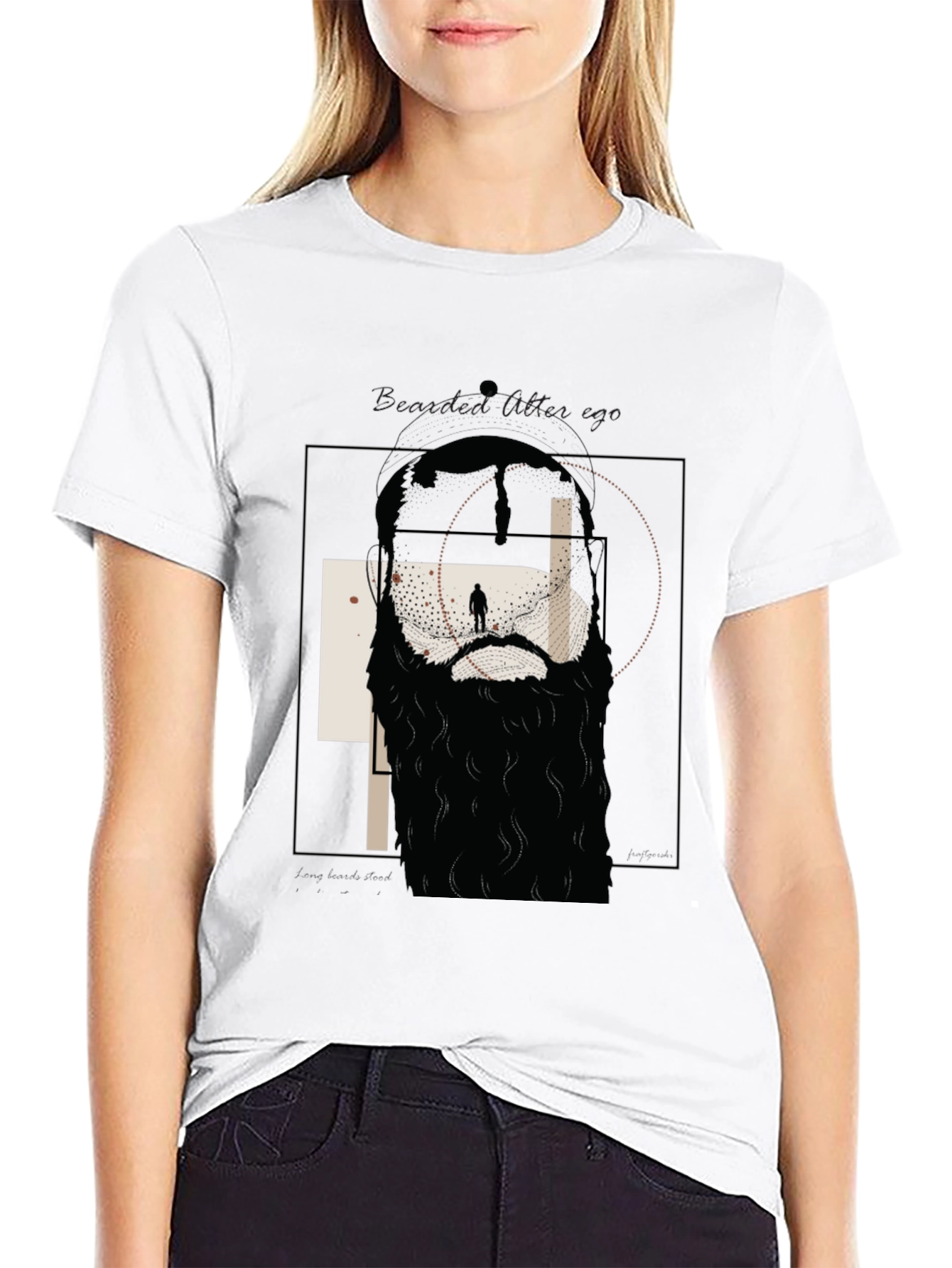 Bearded After Age Graphic T-Shirt