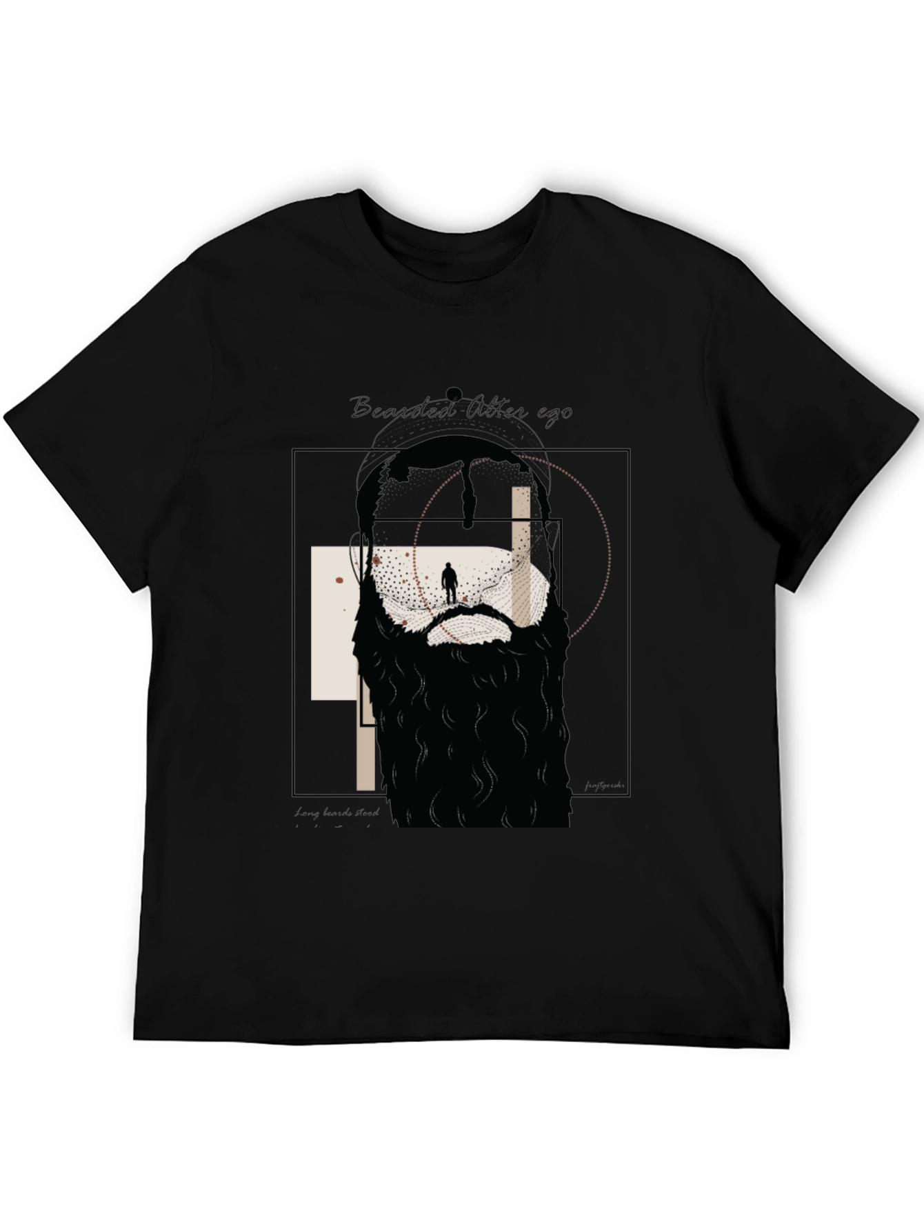Bearded After Age Graphic T-Shirt