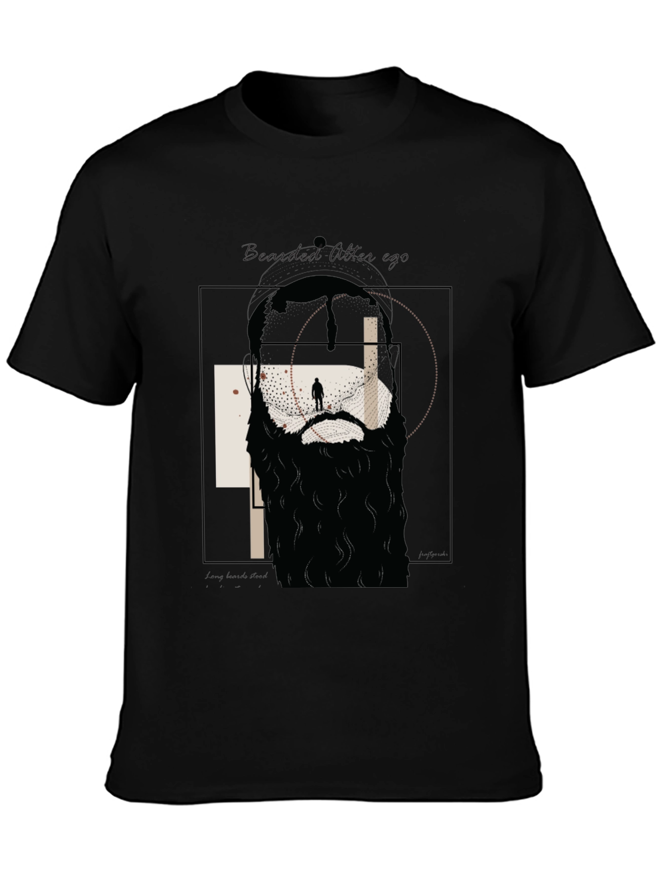 Bearded After Age Graphic T-Shirt
