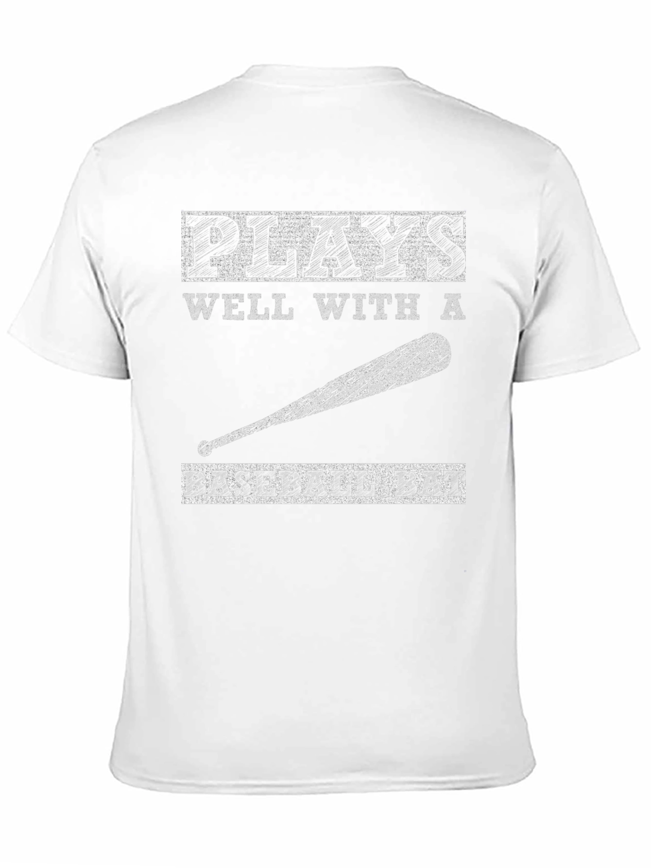 Plays Well With Baseball Bat T-Shirt