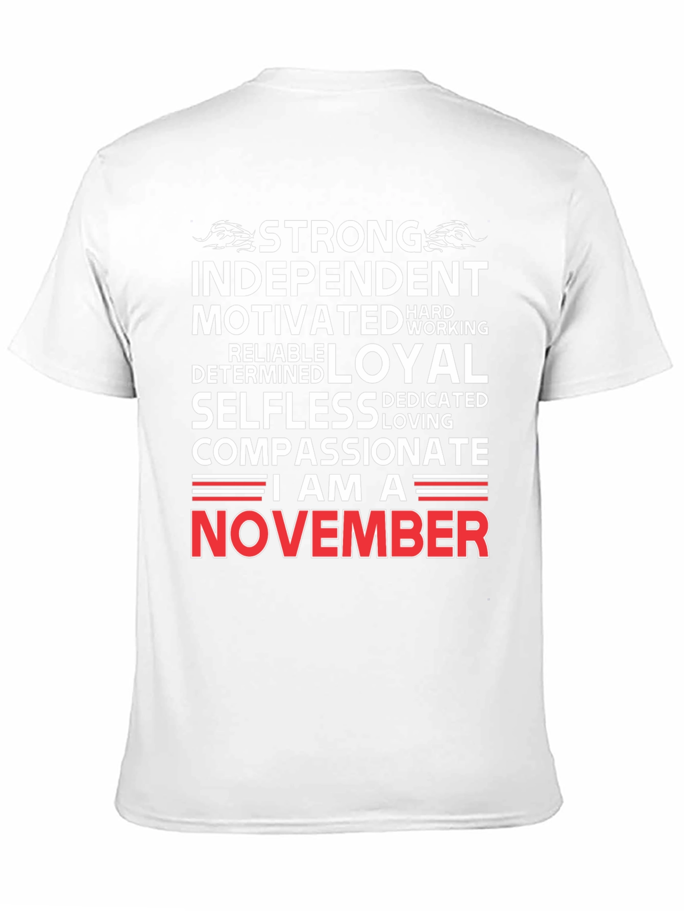 Strong November Birthday T-Shirt