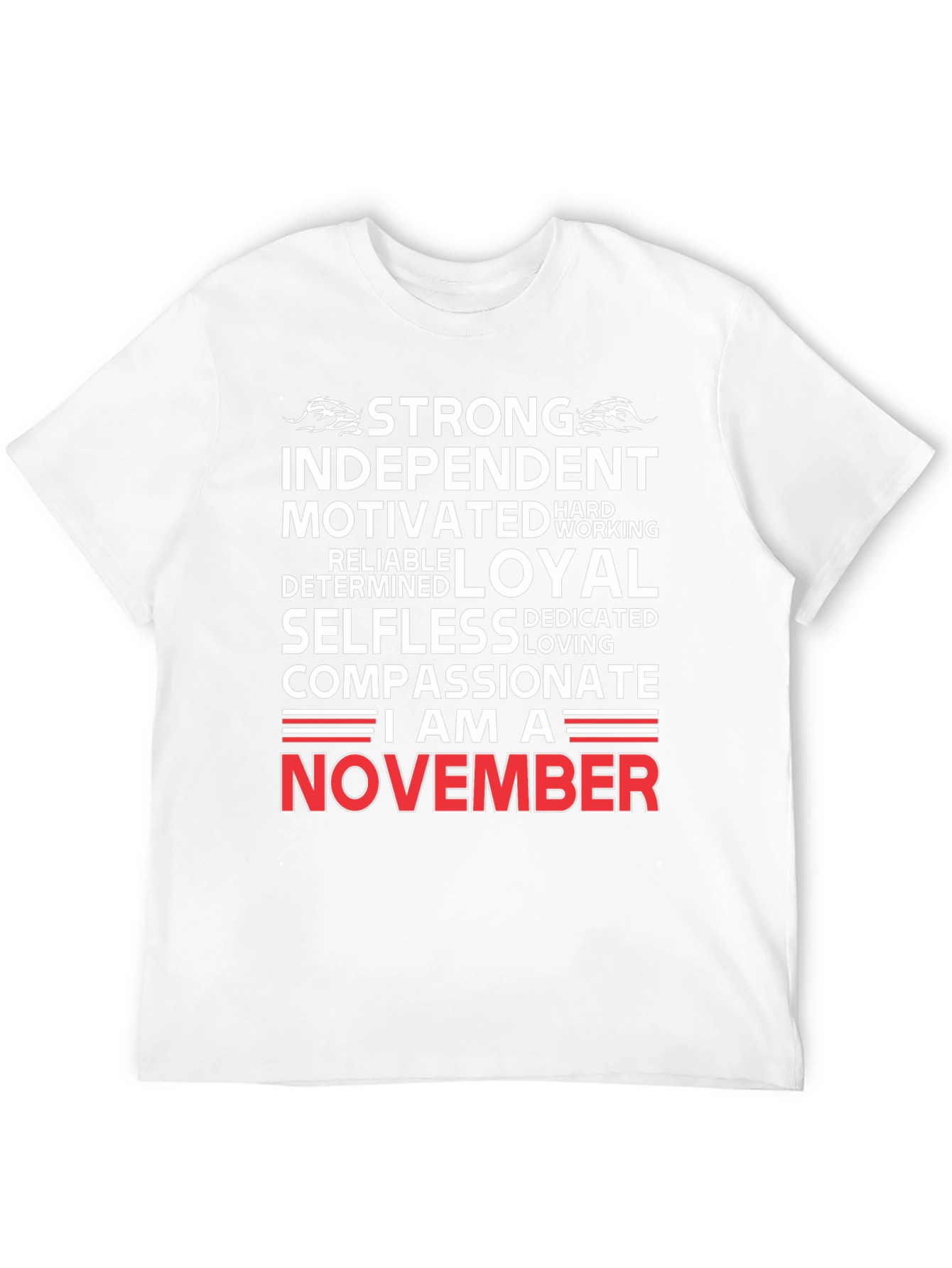 Strong November Birthday T-Shirt