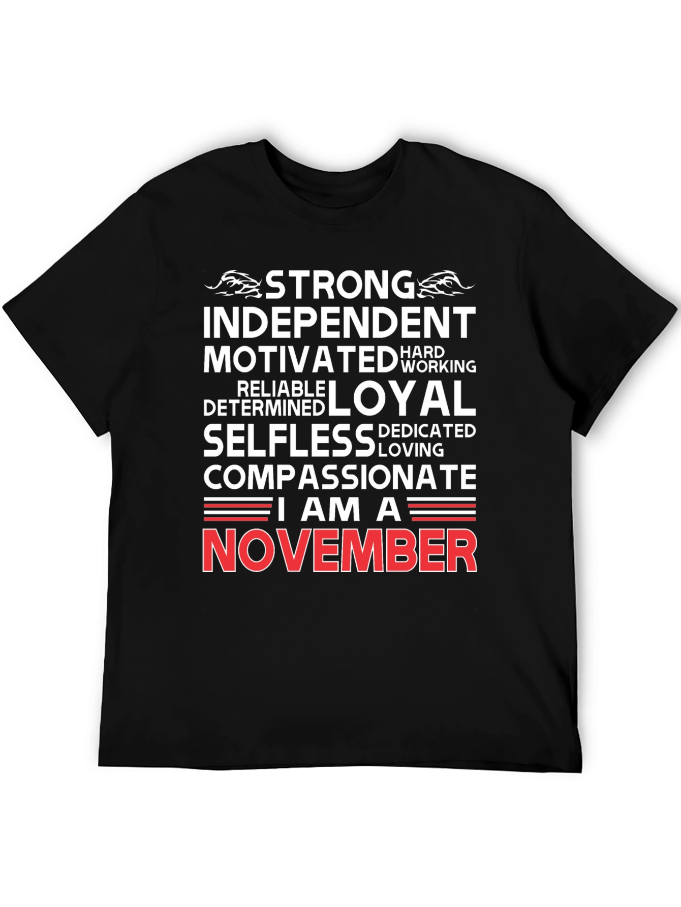 Strong November Birthday T-Shirt