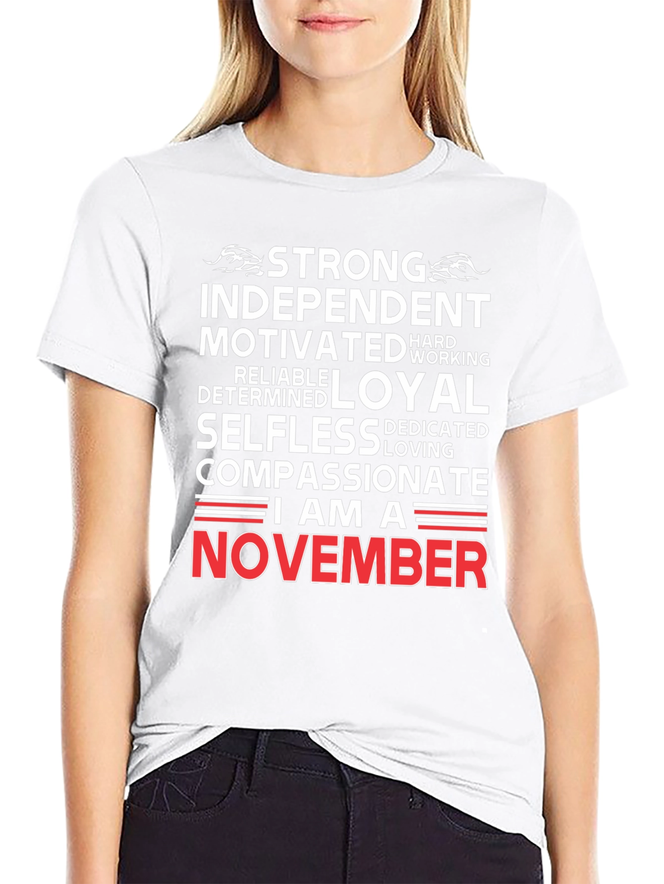 Strong November Birthday T-Shirt