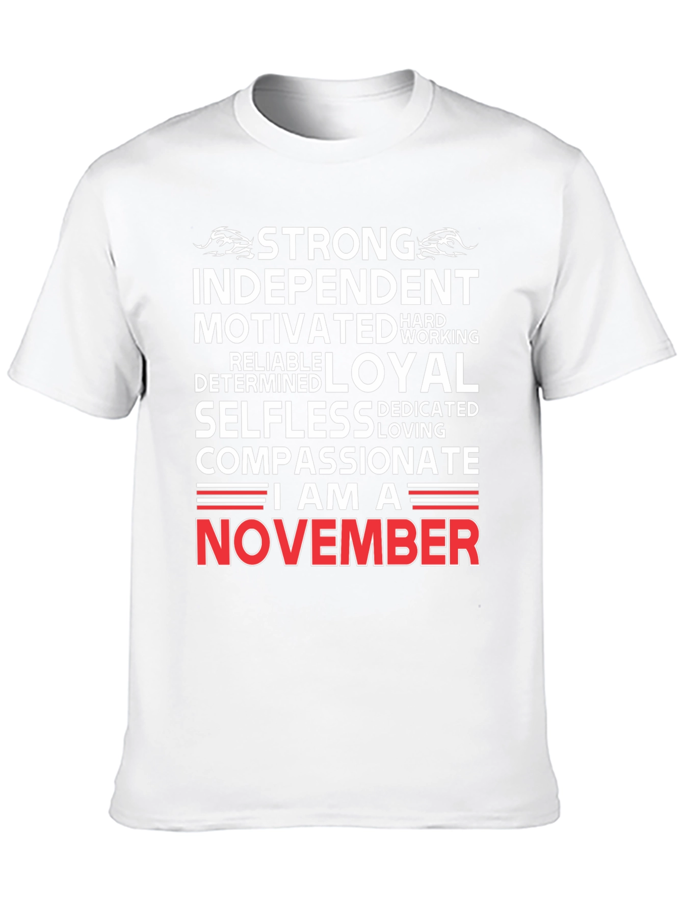 Strong November Birthday T-Shirt