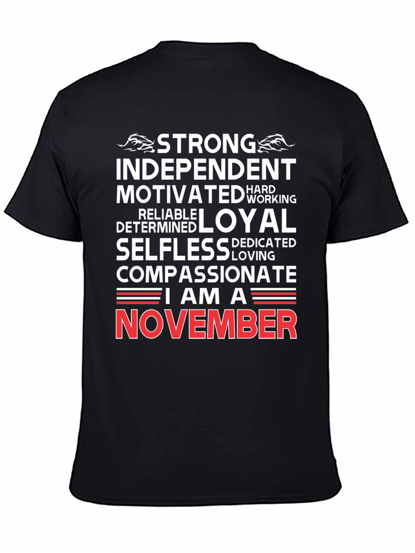Strong November Birthday T-Shirt