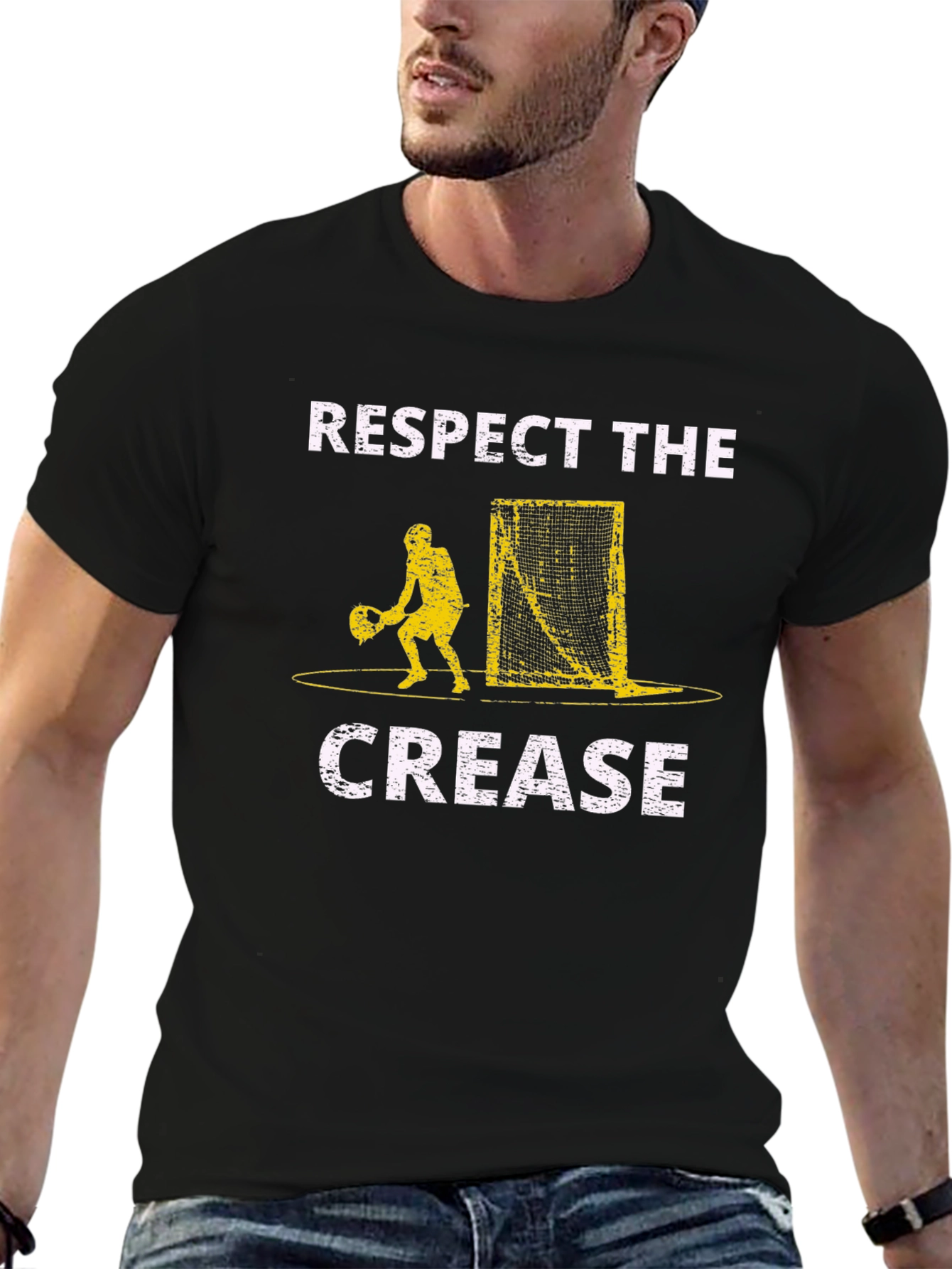 Respect the Crease Lacrosse Graphic T-Shirt