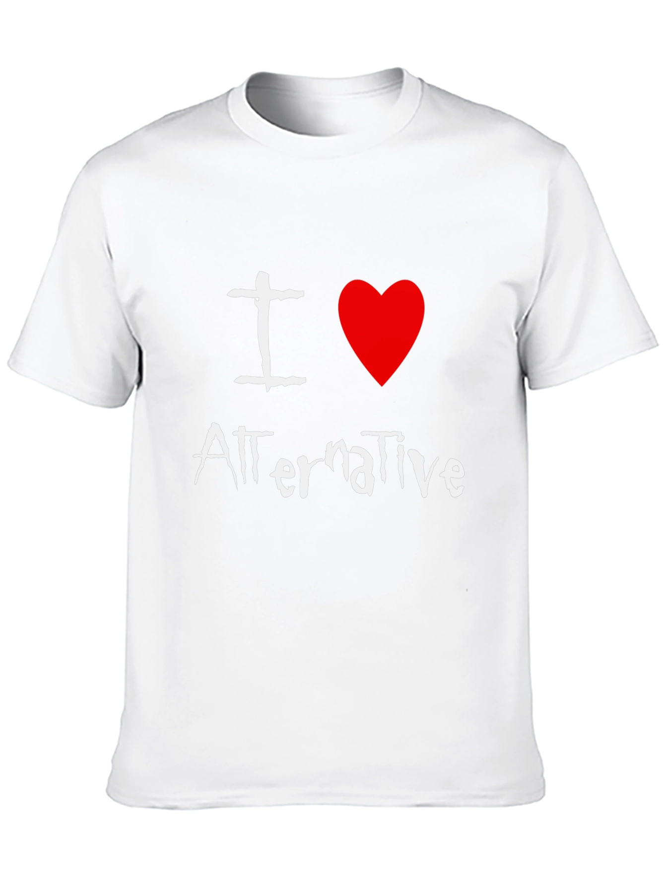 I Love Alternative Music Graphic T-Shirt