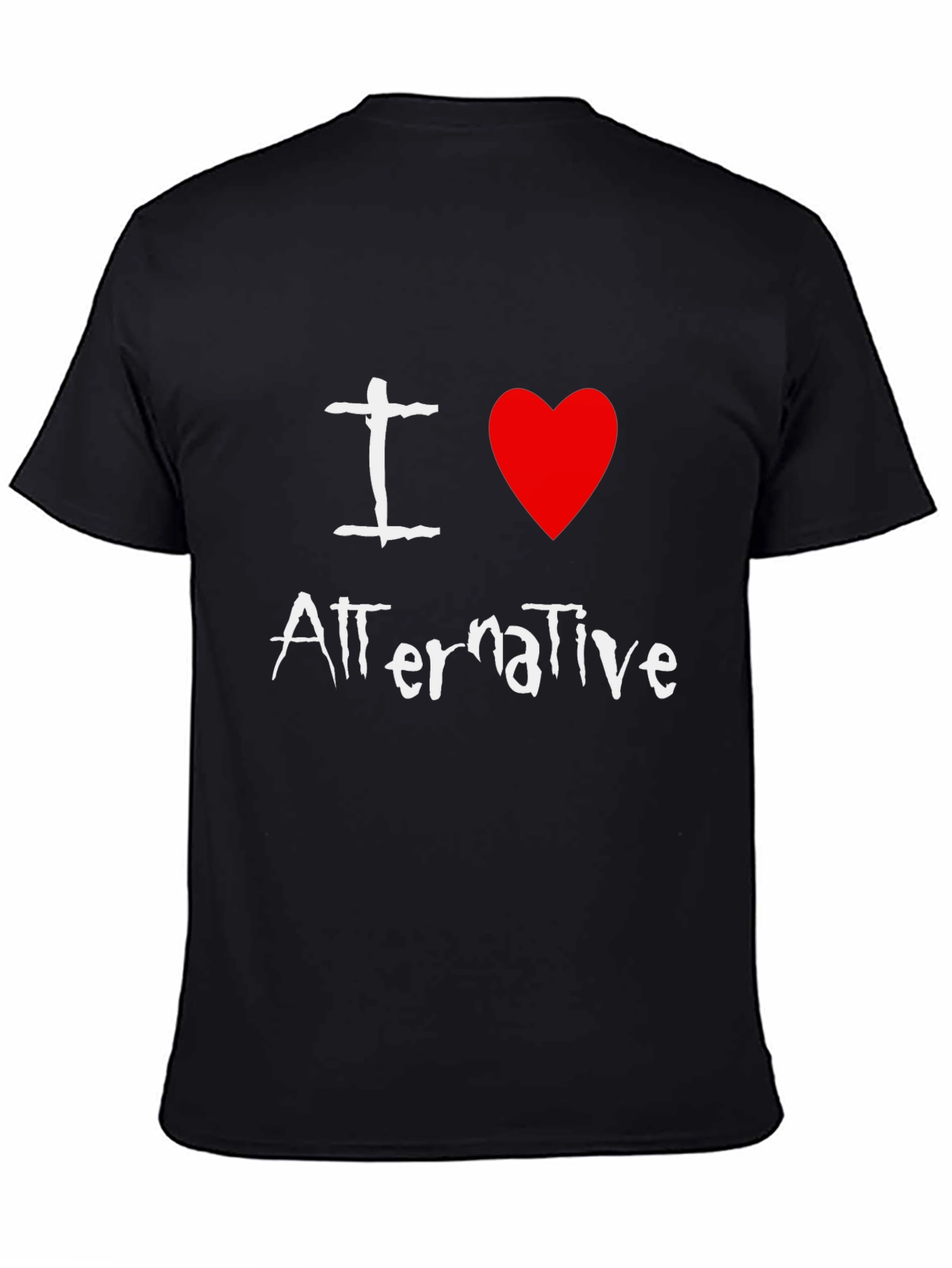 I Love Alternative Music Graphic T-Shirt