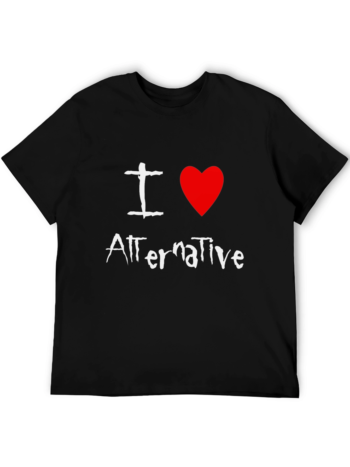 I Love Alternative Music Graphic T-Shirt